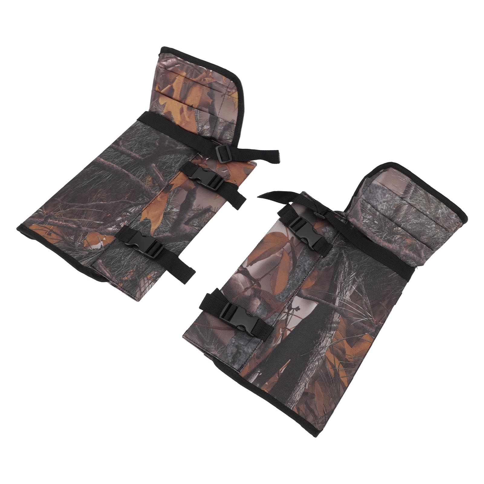 1 Pair Snake Gaiters Polyester Fiber Breathable Lightweight Snake Proof Leg Cover for Hiking Camping Mountaineering Leaf - Image 5