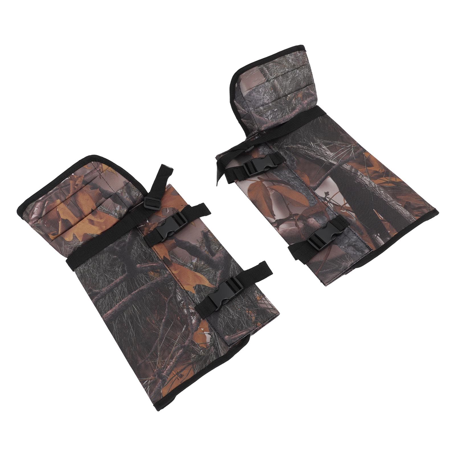 1 Pair Snake Gaiters Polyester Fiber Breathable Lightweight Snake Proof Leg Cover for Hiking Camping Mountaineering Leaf - Image 6