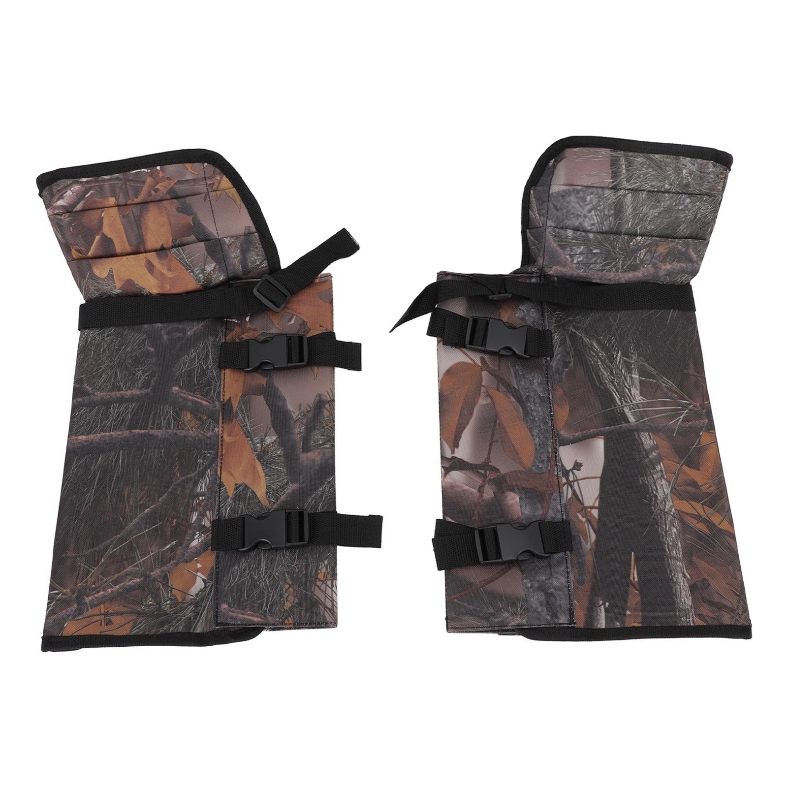 1 Pair Snake Gaiters Polyester Fiber Breathable Lightweight Snake Proof Leg Cover for Hiking Camping Mountaineering Leaf - Image 7