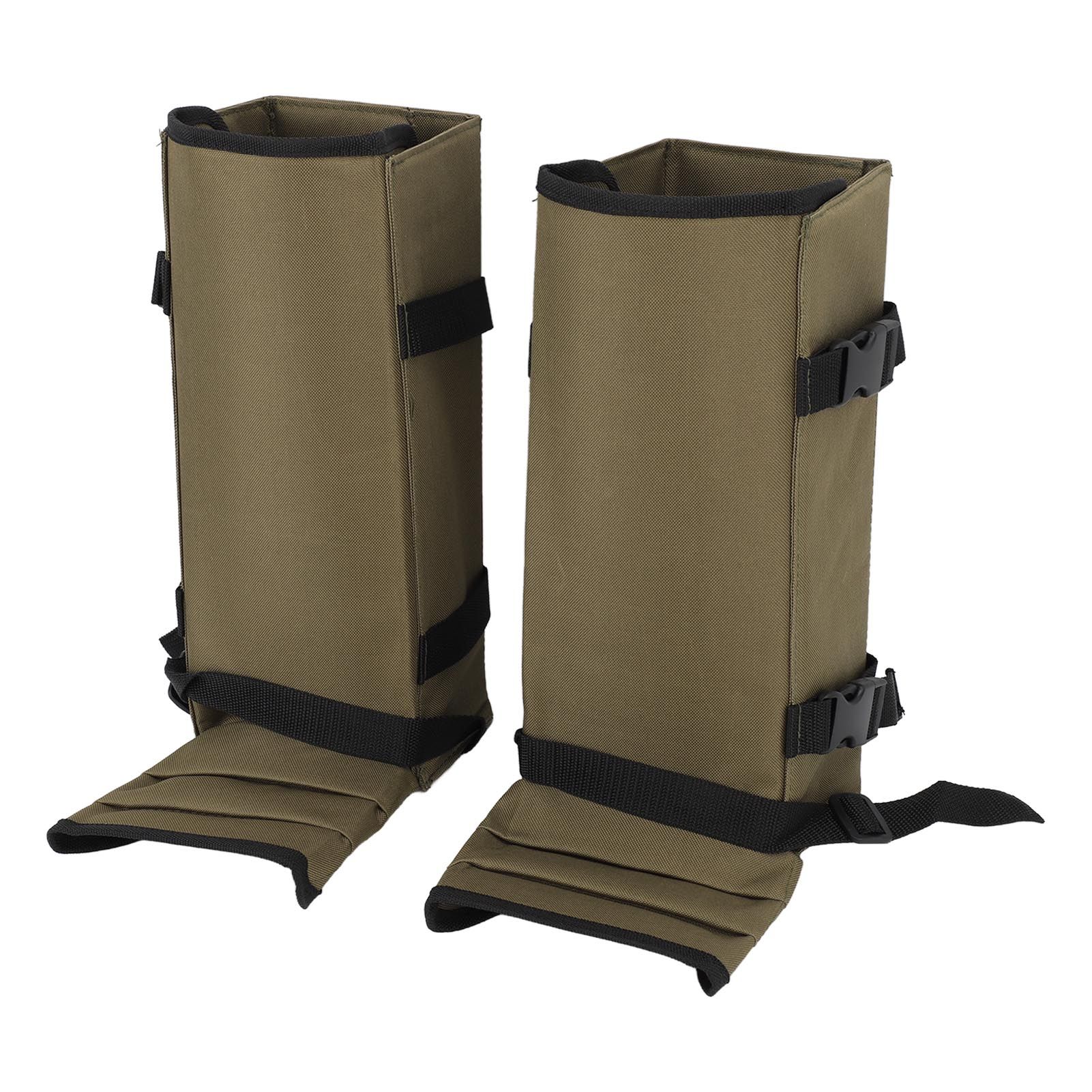 1 Pair Snake Gaiters Polyester Fiber Breathable Lightweight Snake Proof Leg Cover for Hiking Camping Mountaineering OD Green - Image 3