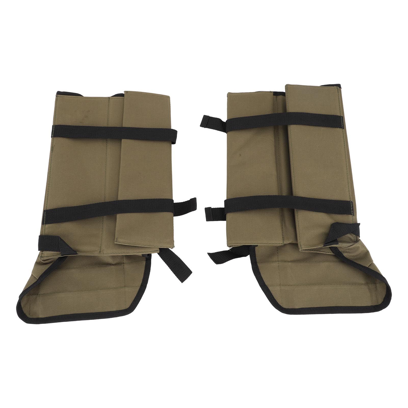1 Pair Snake Gaiters Polyester Fiber Breathable Lightweight Snake Proof Leg Cover for Hiking Camping Mountaineering OD Green - Image 5