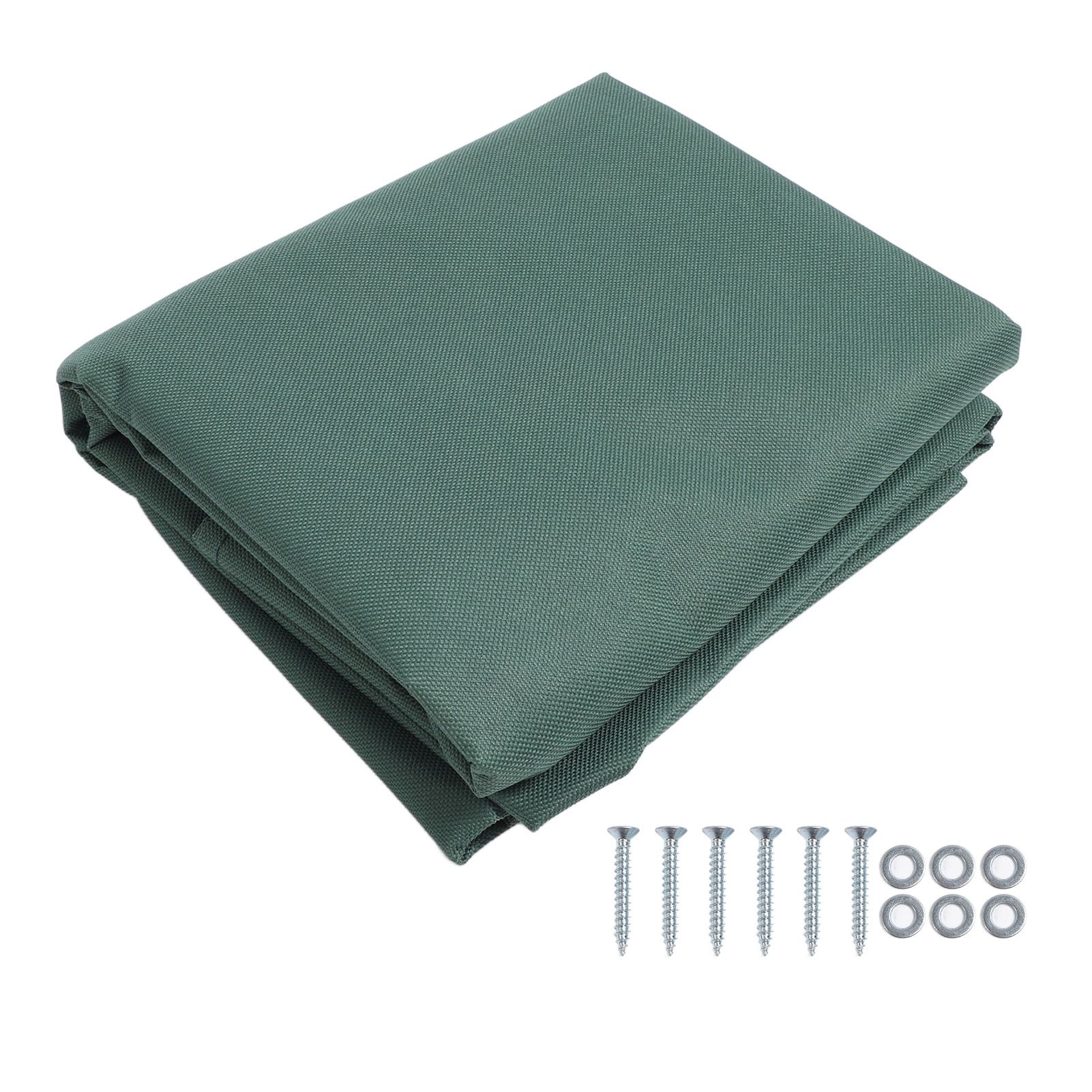 Outdoor Swingset Shade 600D Oxford Cloth Sunproof Waterproof Playground Replacement Canopy Swing Set Tarp Cover for Backyard Green - Image 1
