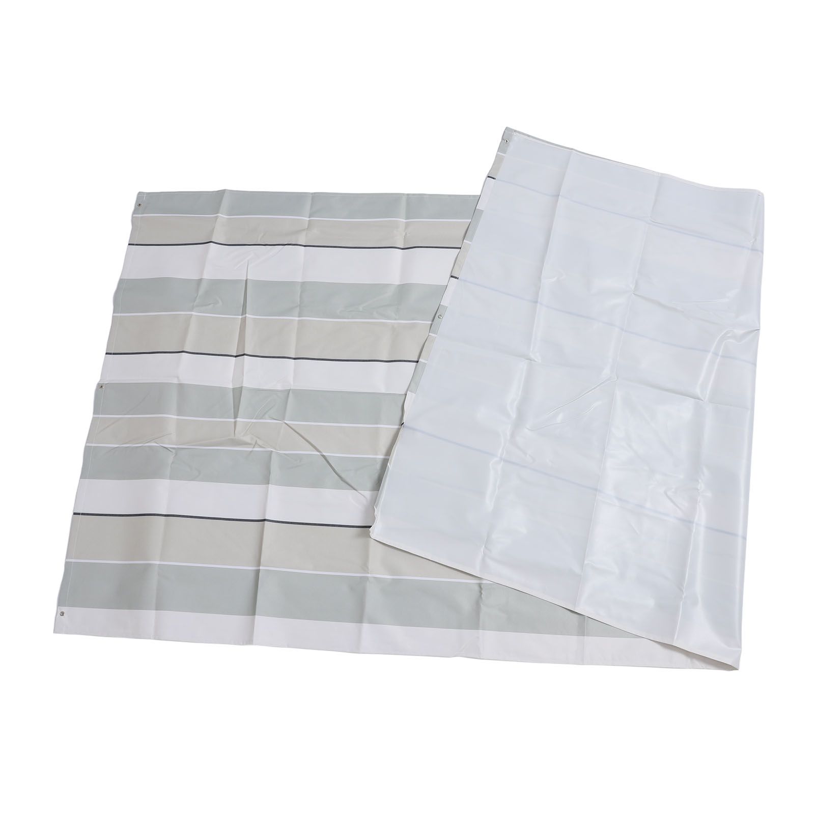 Outdoor Swingset Shade 600D Oxford Cloth Sunproof Waterproof Playground Replacement Canopy Swing Set Tarp Cover for Backyard Striped - Image 4