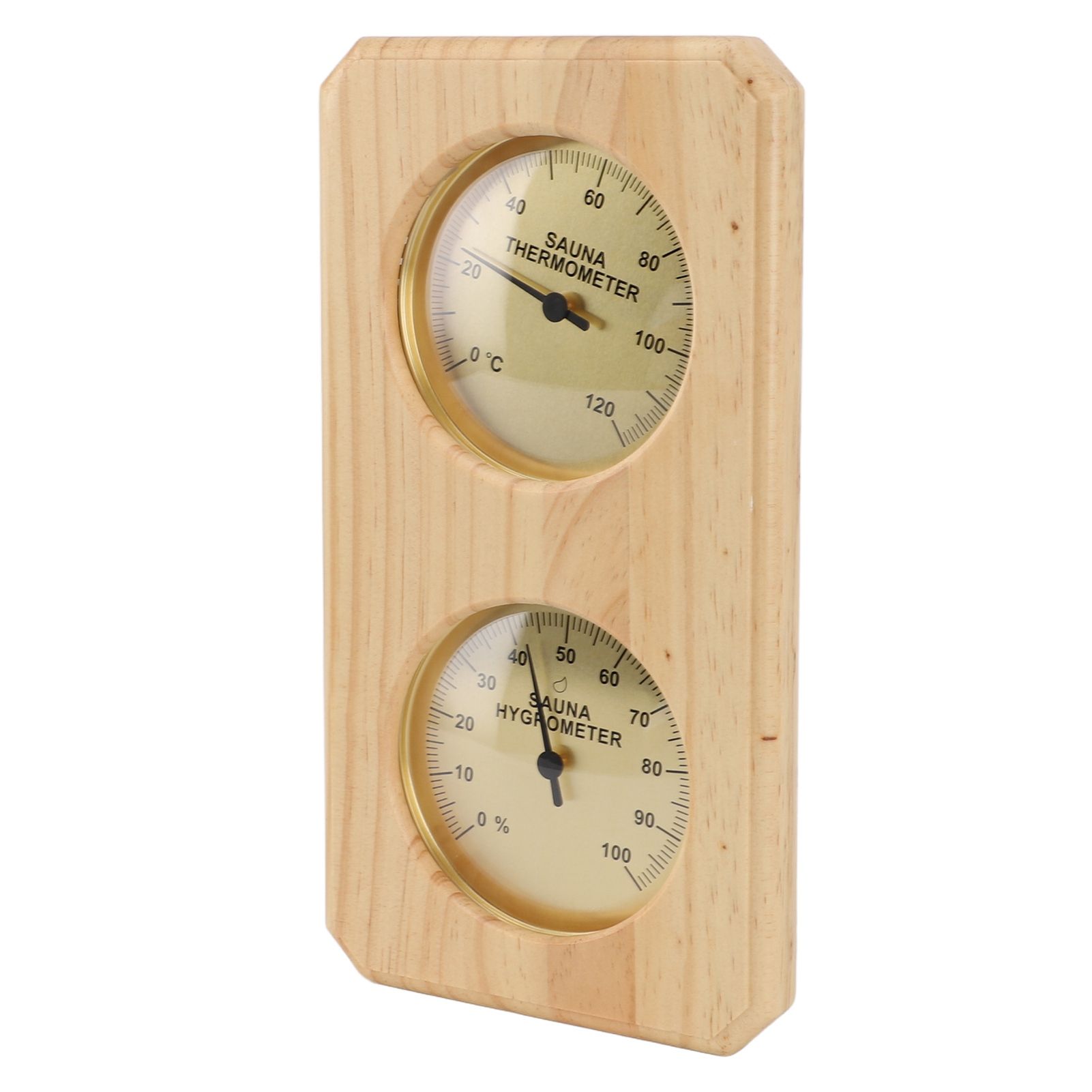 Sauna Thermometer and Hygrometer 2 in 1 Indoor Humidity Temperature Measurement Sauna Room Wooden Sauna Hygrothermograph - Image 2