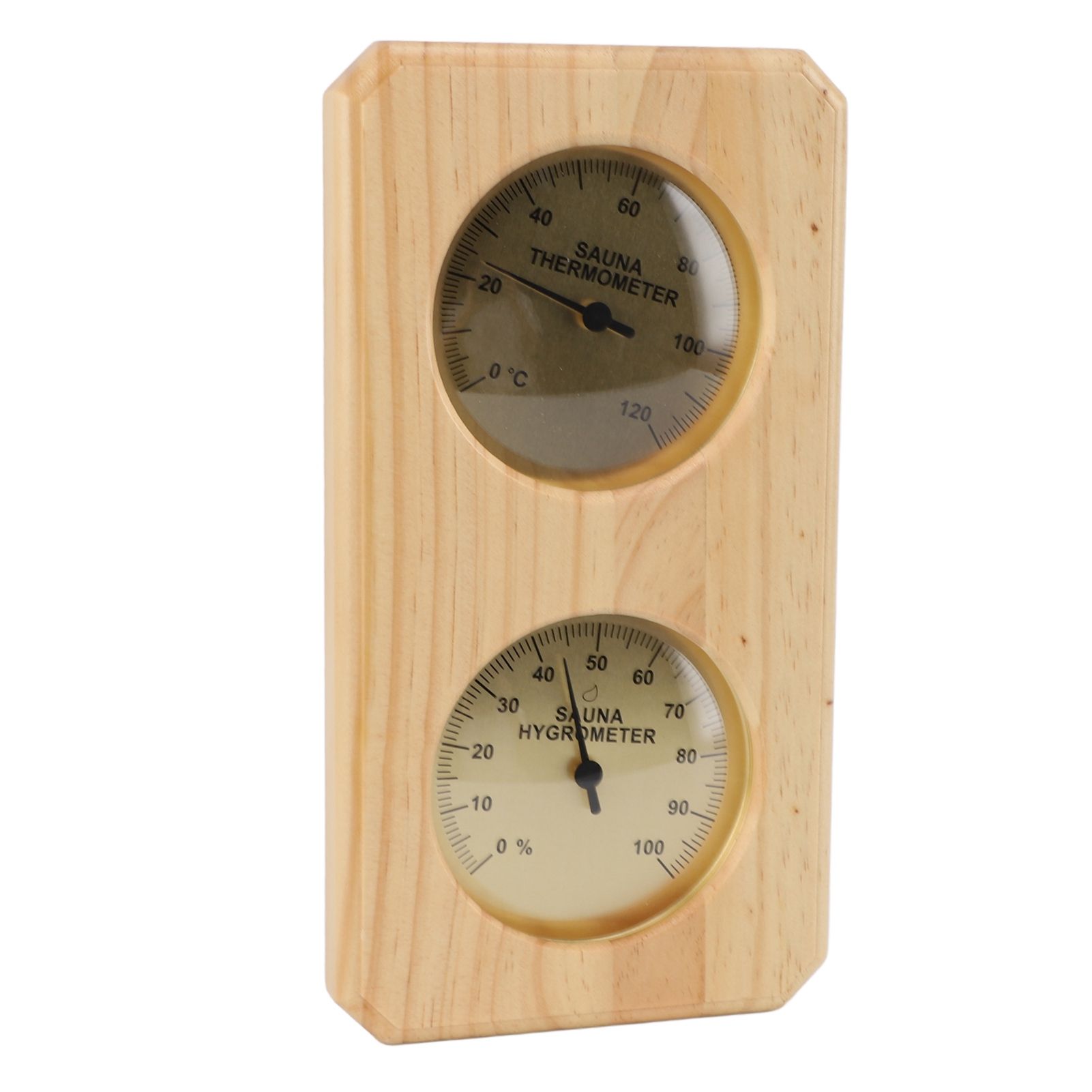 Sauna Thermometer and Hygrometer 2 in 1 Indoor Humidity Temperature Measurement Sauna Room Wooden Sauna Hygrothermograph - Image 4