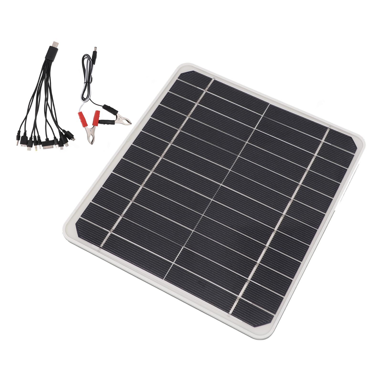 10W 12V Solar Panel Car Battery Charger 10 Watt 12 Volt Solar Panel for Charging Cars Mobile Phone Batteries - Image 4