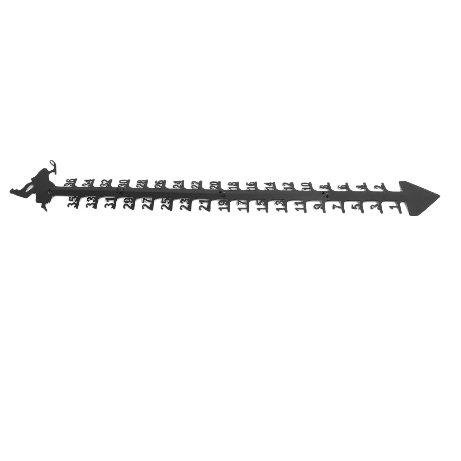 36 Inch Snow Gauge Outdoor Large Iron Snowfall Measuring Gauge Stick Outdoor Snow Depth Measure Rod for Garden Yard Christmas Decorations - Image 3