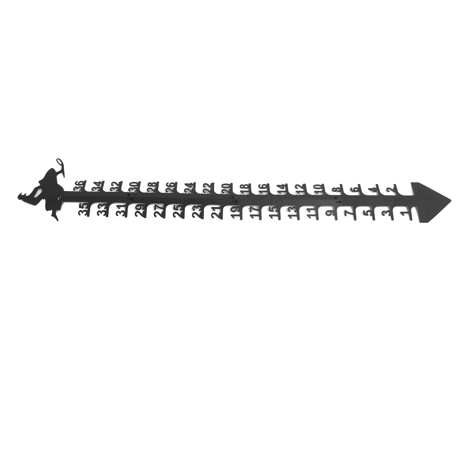 36 Inch Snow Gauge Outdoor Large Iron Snowfall Measuring Gauge Stick Outdoor Snow Depth Measure Rod for Garden Yard Christmas Decorations - Image 4