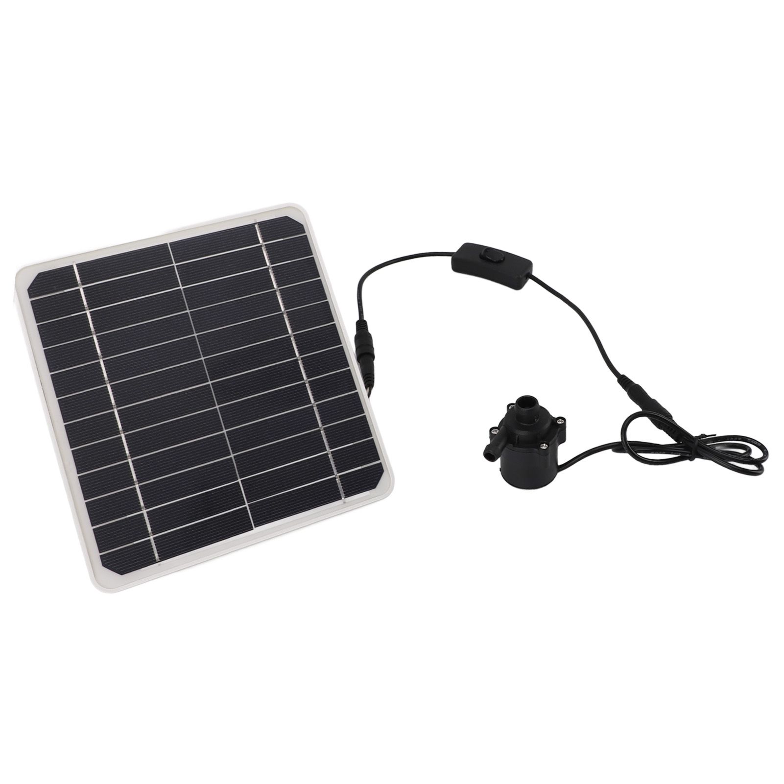 50W Solar Powered Water Pump Solar Panel Kit 24 Hour Operation Solar Panel Water Fountain Pump Kit with Switch Adjustment for Bird Bathing Fish Tanks - Image 6