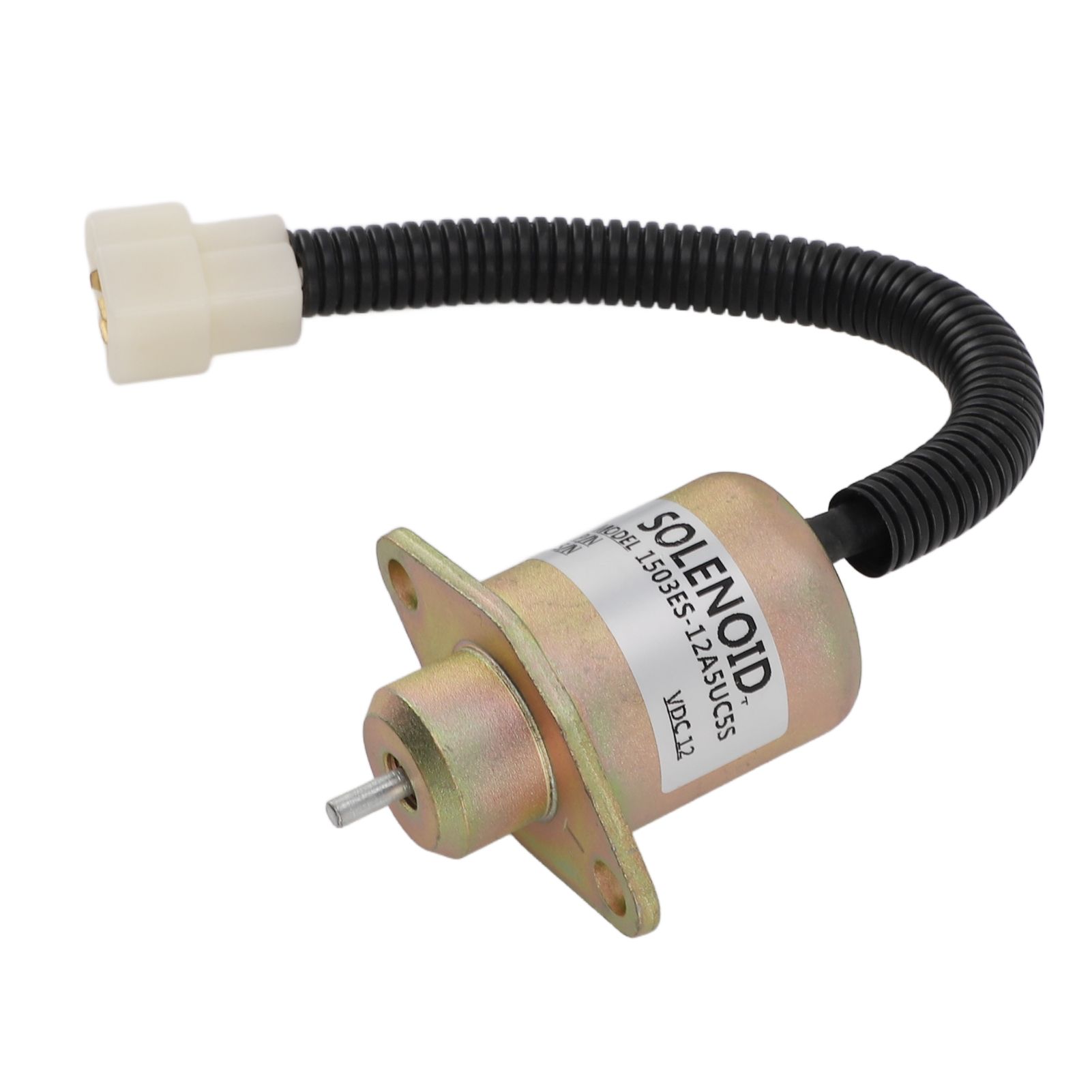 12V Fuel Shut Off Solenoid Valve 1503es 12a5uc5s Accurate Anti Interference Generator Fuel Shutdown Stop Solenoid for Replacement - Image 3