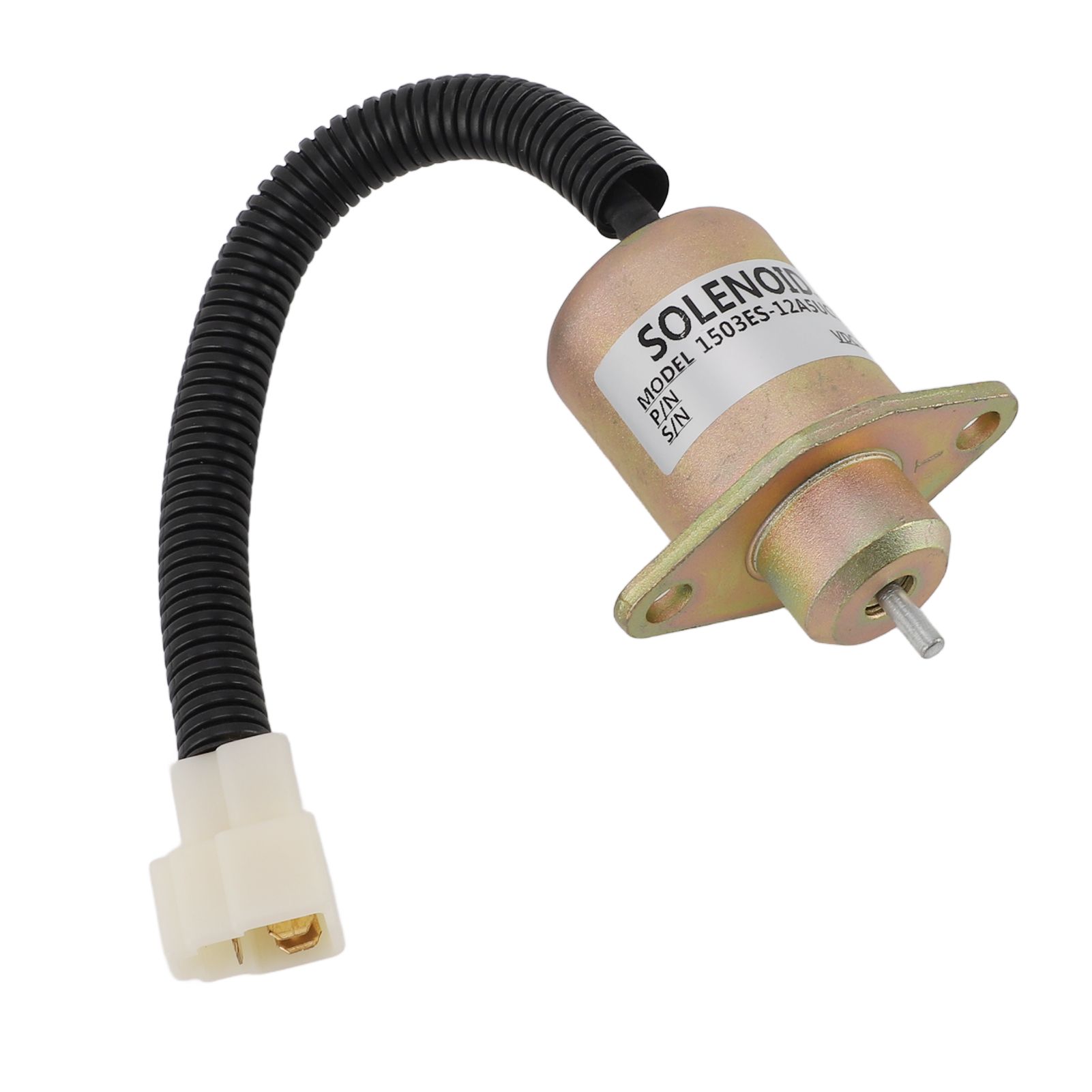 12V Fuel Shut Off Solenoid Valve 1503es 12a5uc5s Accurate Anti Interference Generator Fuel Shutdown Stop Solenoid for Replacement - Image 5