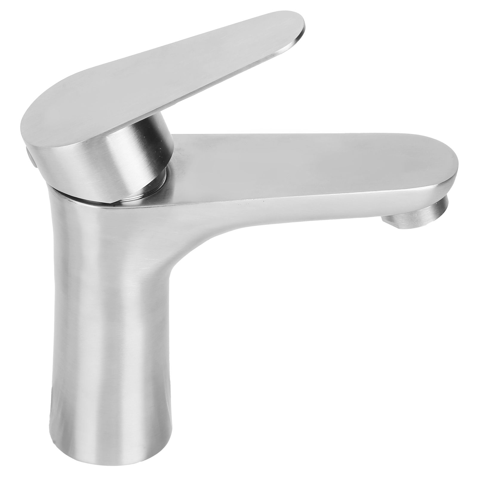 Stainless Steel Hot Cold Faucet Mixer Water Tap Sink Faucet with Single Handle for Bathroom Use - Image 2