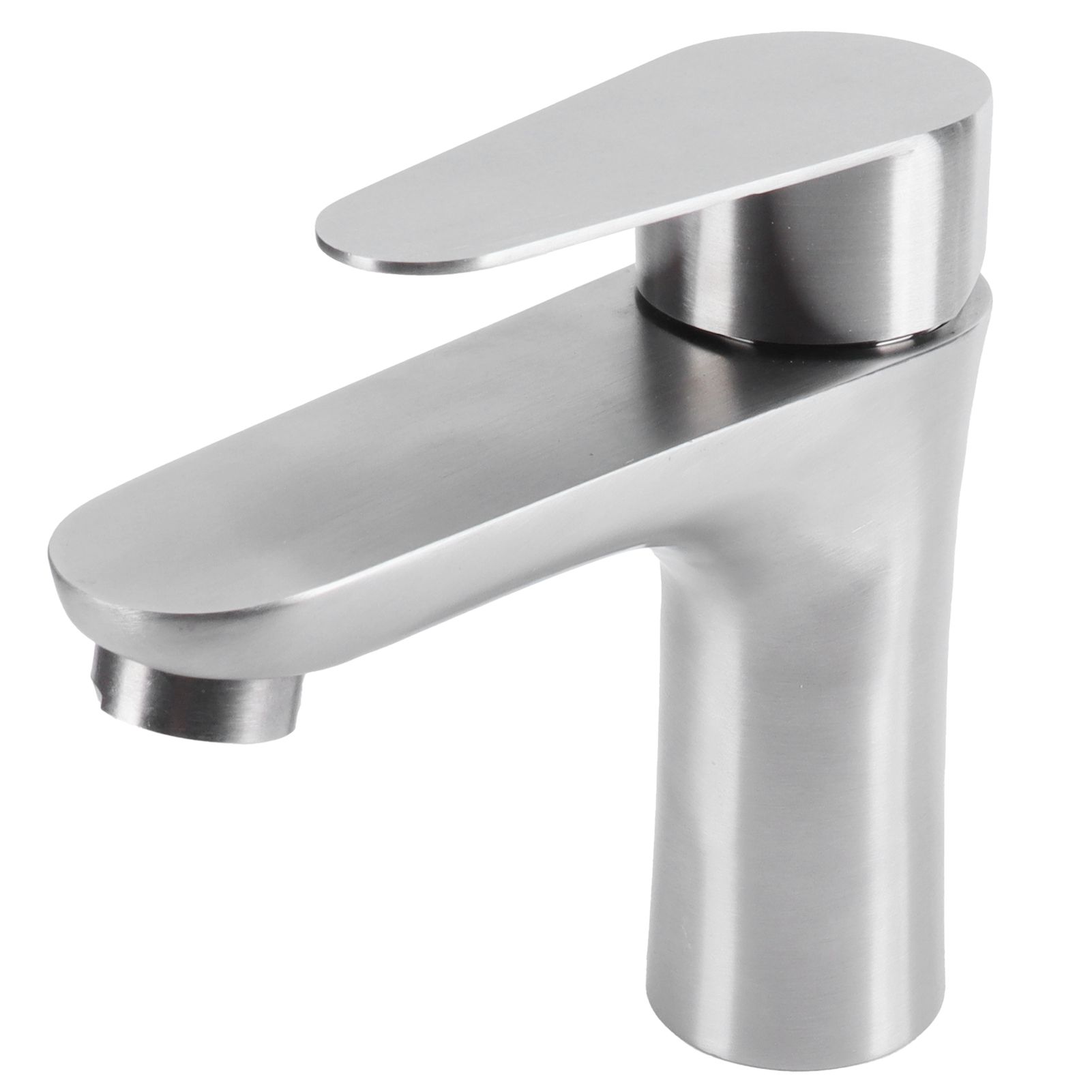 Stainless Steel Hot Cold Faucet Mixer Water Tap Sink Faucet with Single Handle for Bathroom Use - Image 5