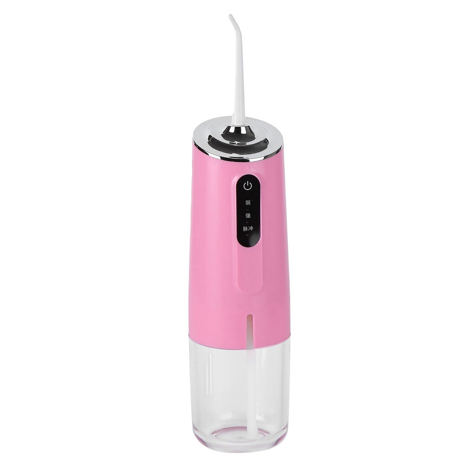 3 Mode Oral Irrigator Portable Teeth Flusher USB Charging Water Flosser 240ML 4 Jets Waterproof Dental CleanerPink - Image 4