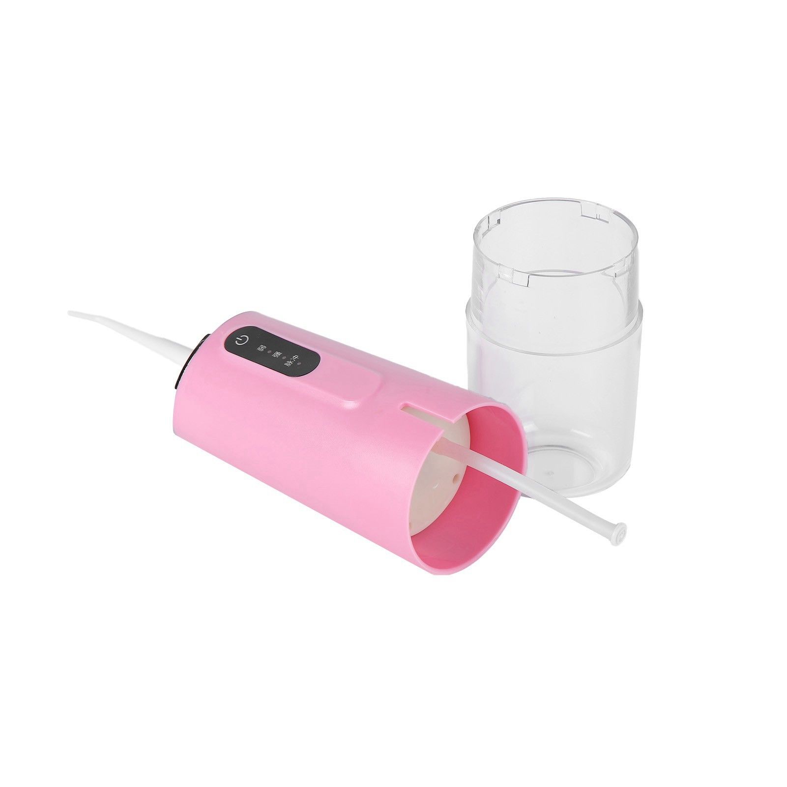 3 Mode Oral Irrigator Portable Teeth Flusher USB Charging Water Flosser 240ML 4 Jets Waterproof Dental CleanerPink - Image 5