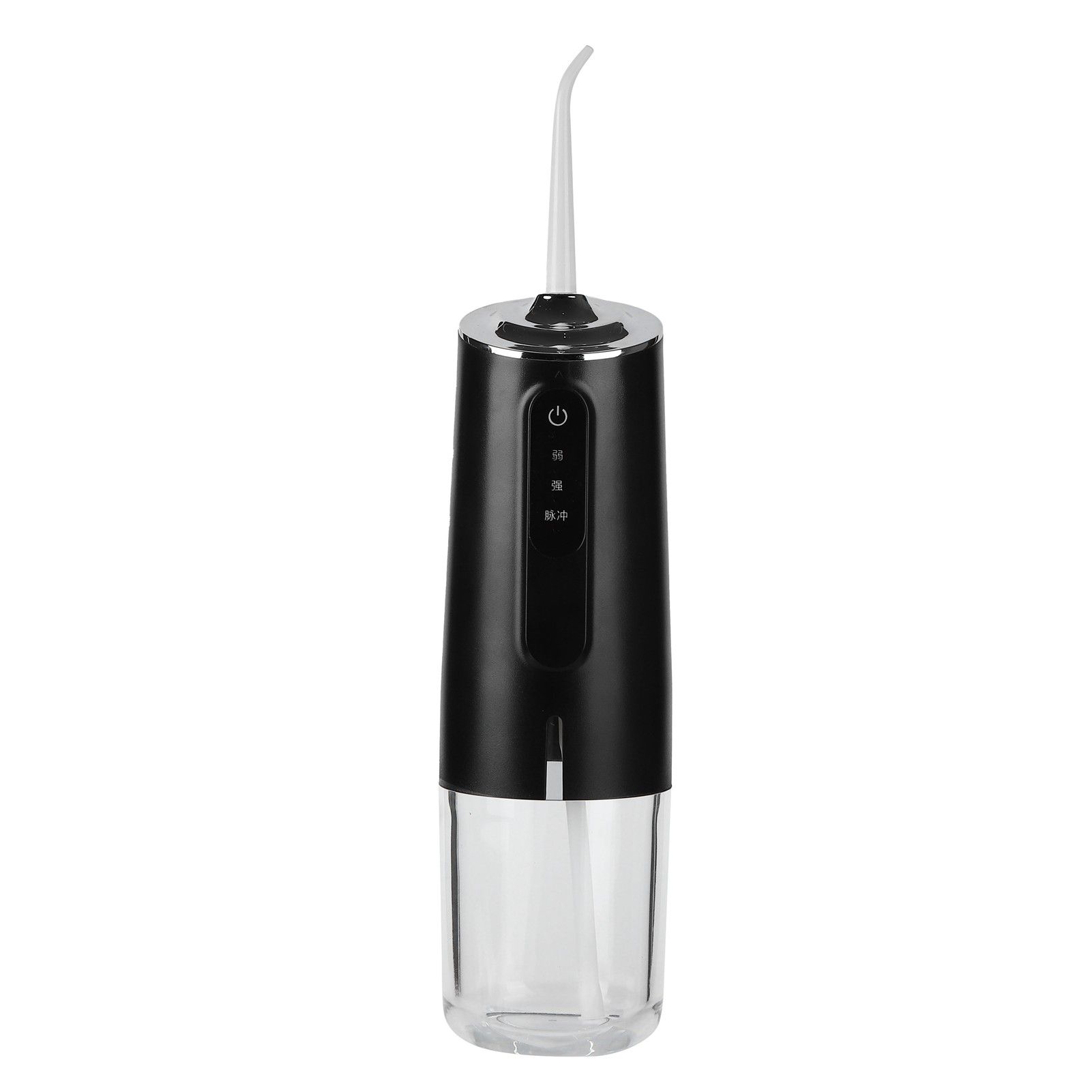 240ml Portable Oral Irrigator 3‑Mode USB Rechargeable Water Dental Floss Waterproof Tooth Cleaner with 1 NozzleBlack - Image 2