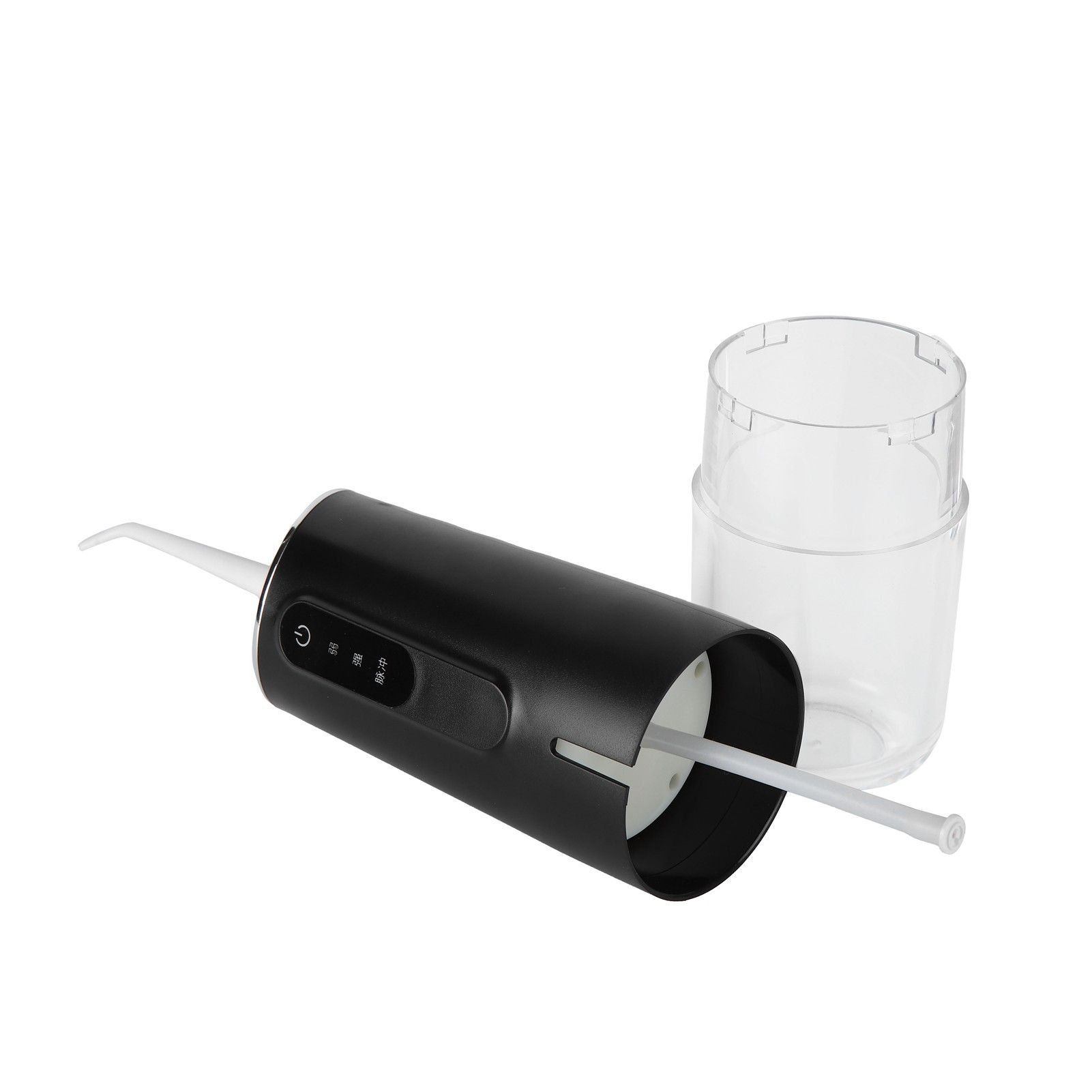 240ml Portable Oral Irrigator 3‑Mode USB Rechargeable Water Dental Floss Waterproof Tooth Cleaner with 1 NozzleBlack - Image 5