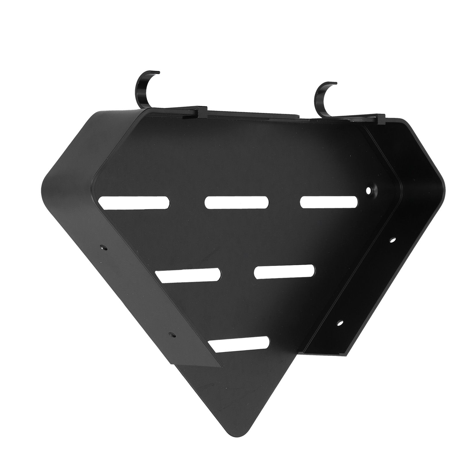 Shower Corner Shelf Aluminum Triangle Single Layer Storage Rack for Bathroom Hotel Toilet - Image 4