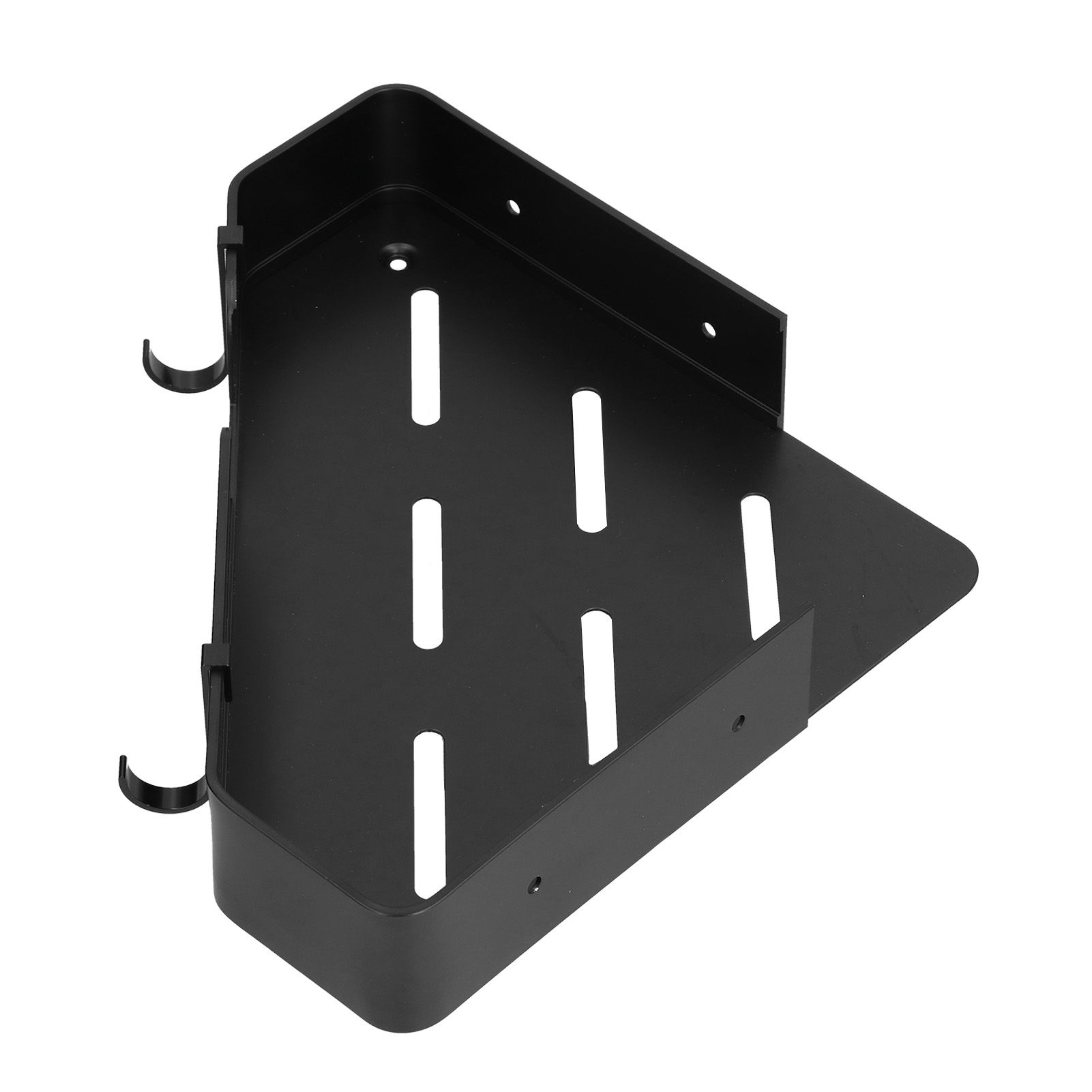 Shower Corner Shelf Aluminum Triangle Single Layer Storage Rack for Bathroom Hotel Toilet - Image 5
