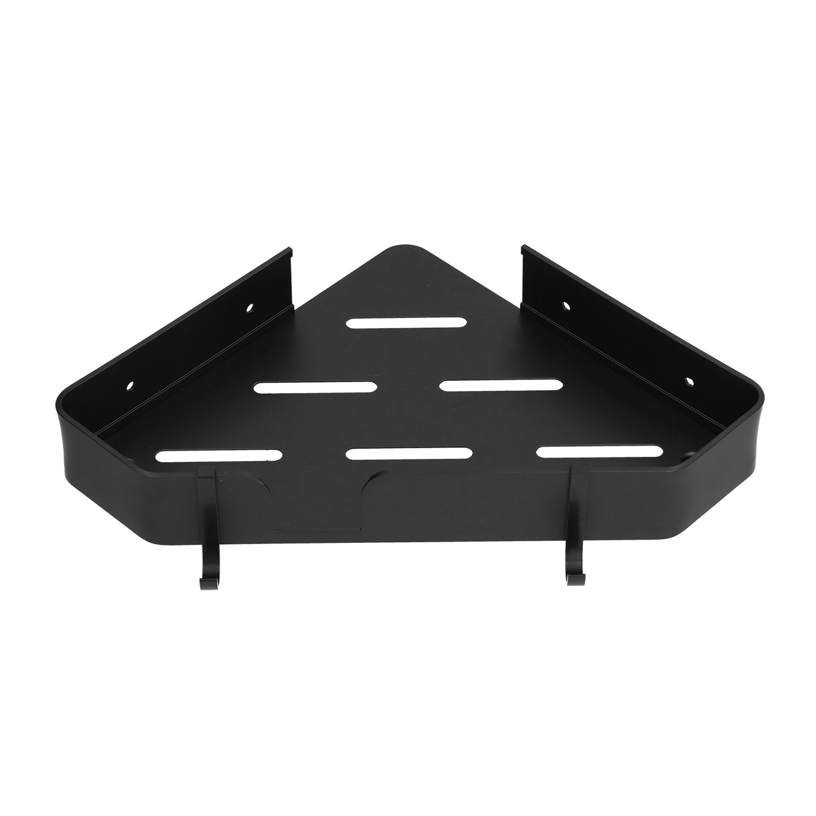 Shower Corner Shelf Aluminum Triangle Single Layer Storage Rack for Bathroom Hotel Toilet - Image 6