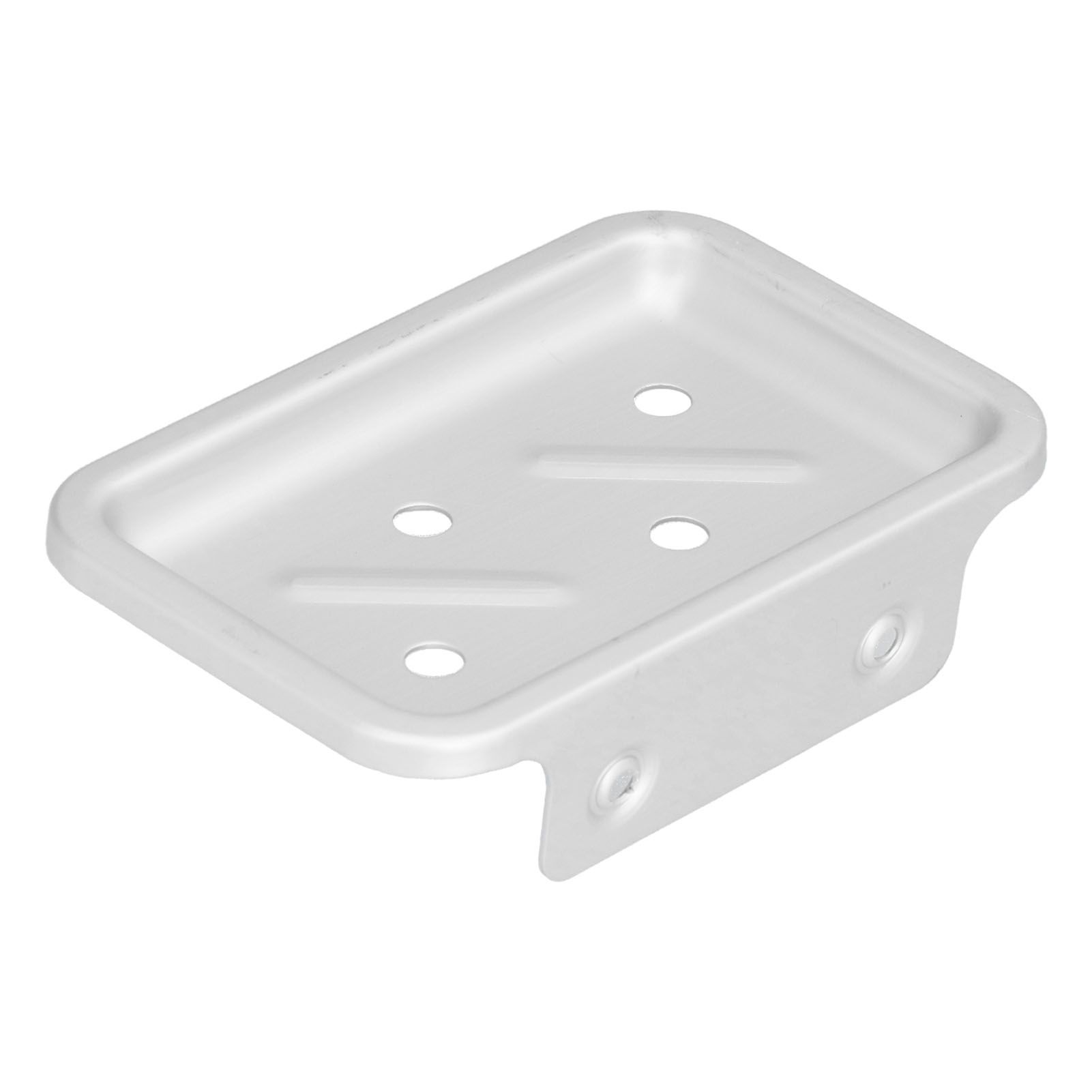 Soap Holder Aluminum Wall Mounted Kitchen Sponge Tray Shower Shelf Drain Storage Rack for Toilet Dorm Bathroom - Image 5