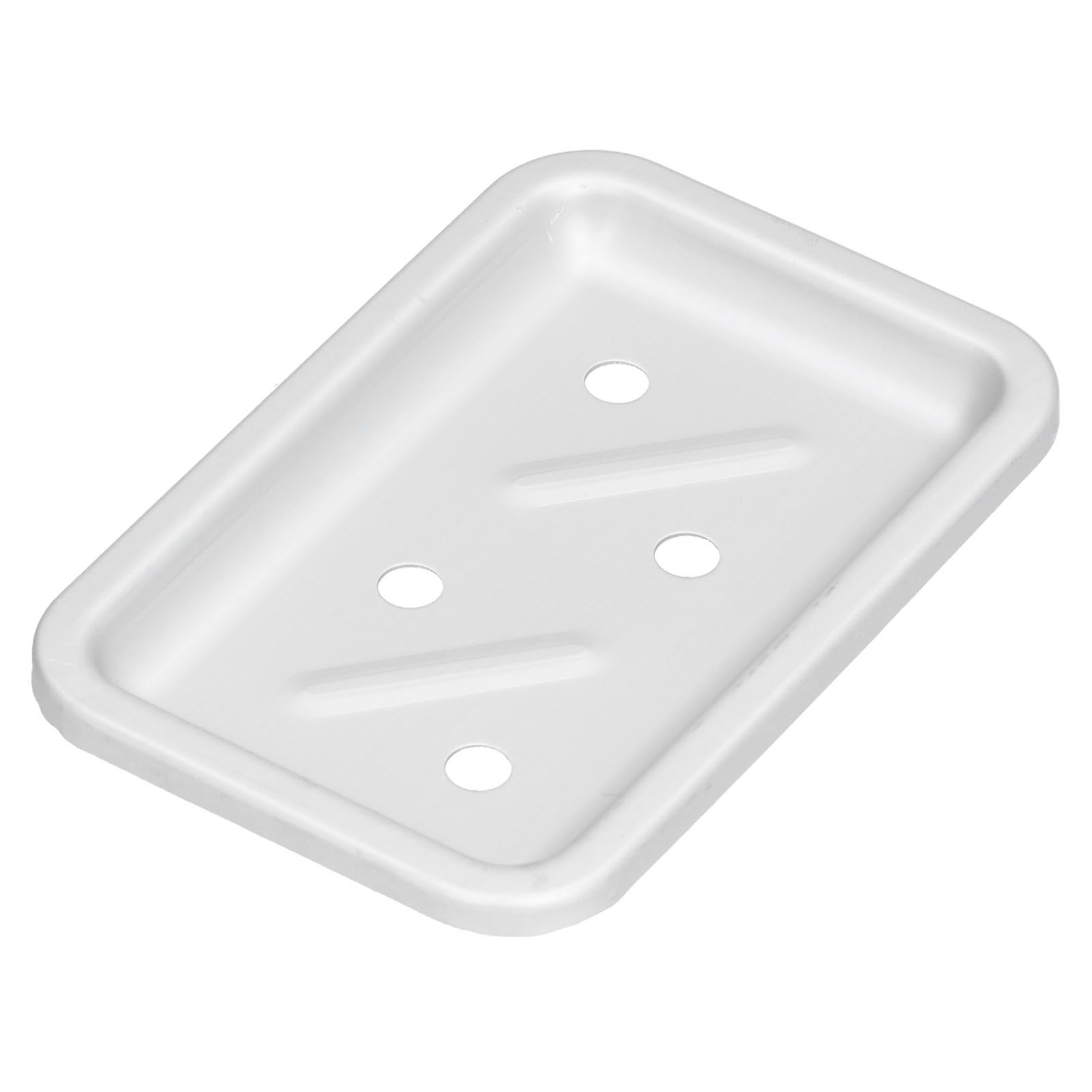 Soap Holder Aluminum Wall Mounted Kitchen Sponge Tray Shower Shelf Drain Storage Rack for Toilet Dorm Bathroom - Image 6
