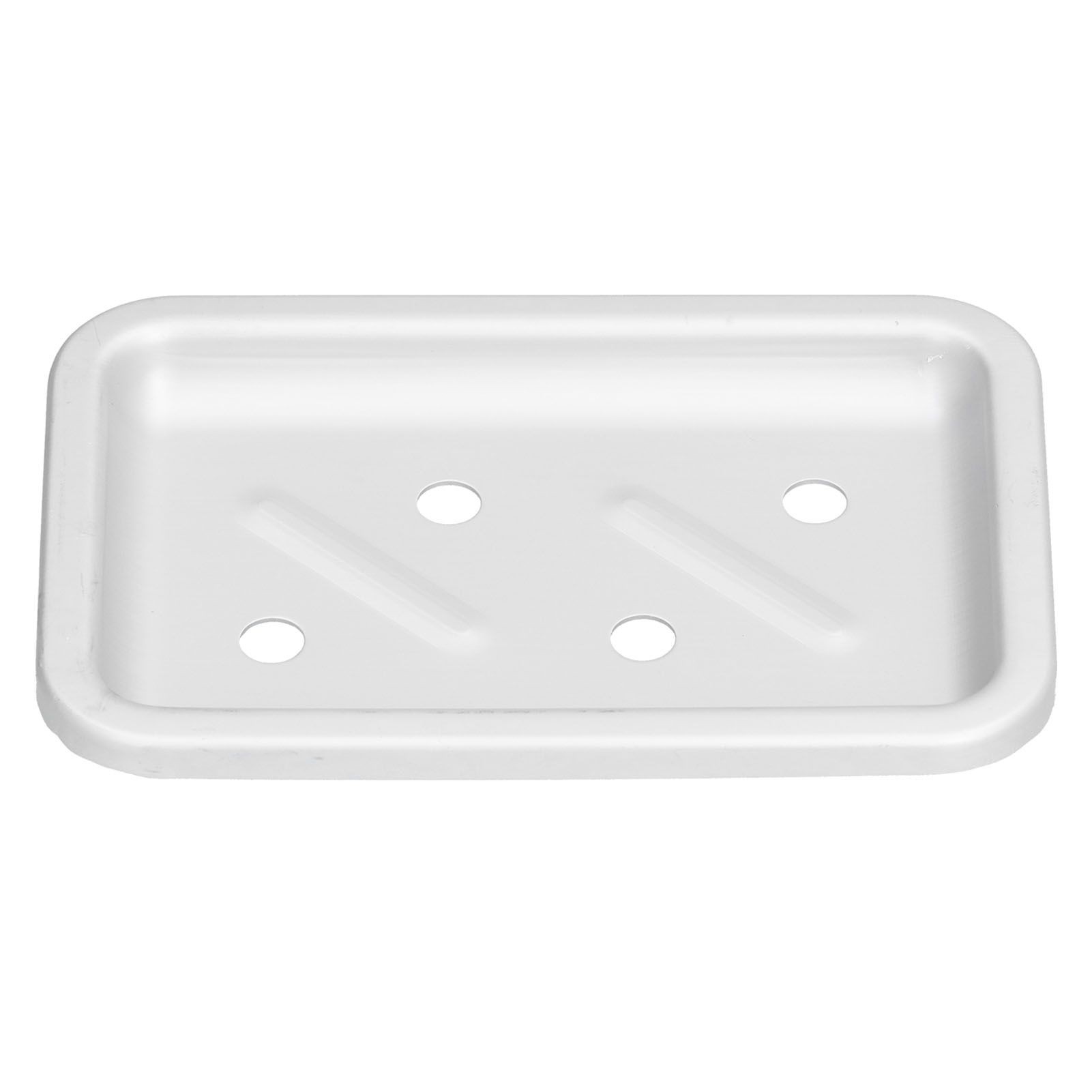 Soap Holder Aluminum Wall Mounted Kitchen Sponge Tray Shower Shelf Drain Storage Rack for Toilet Dorm Bathroom - Image 7
