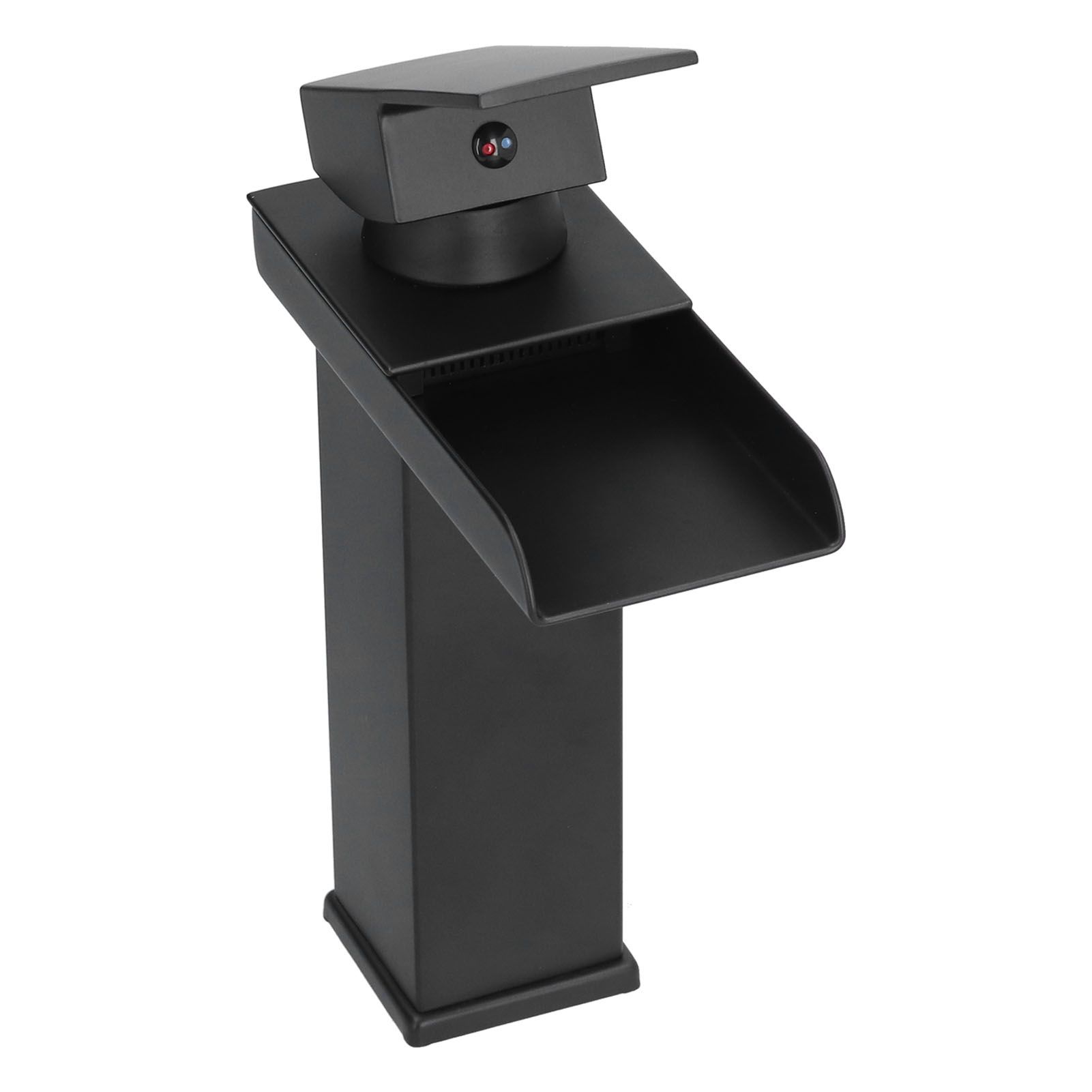 G1/2 Cold Hot Mixer Water Tap Black Faucet with Long Handle for Bathroom Hotel Homestay - Image 3