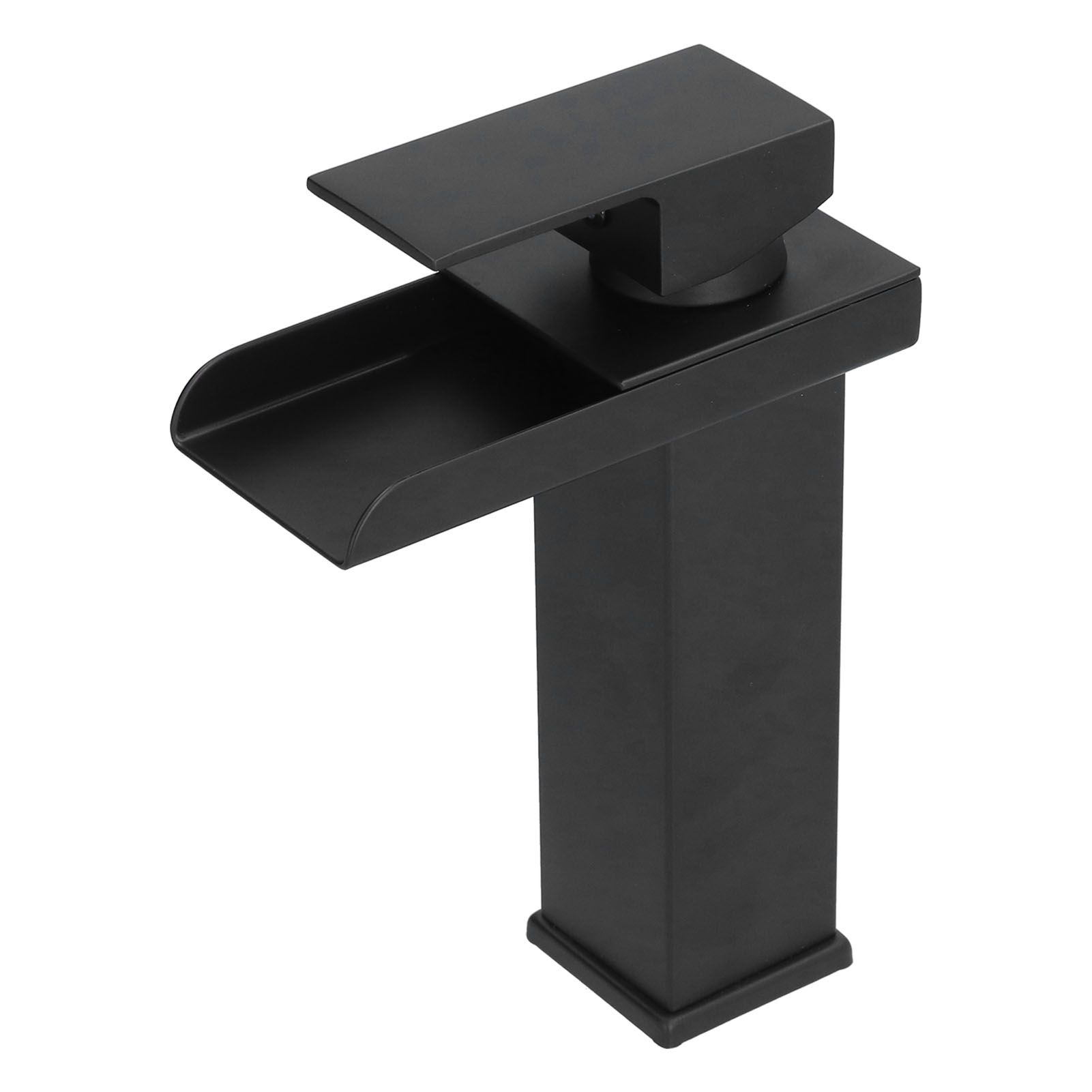 G1/2 Cold Hot Mixer Water Tap Black Faucet with Long Handle for Bathroom Hotel Homestay - Image 4