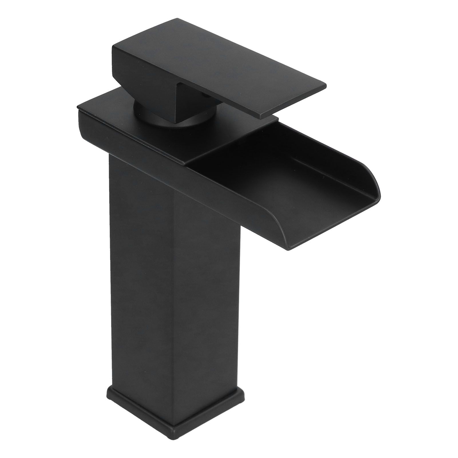 G1/2 Cold Hot Mixer Water Tap Black Faucet with Long Handle for Bathroom Hotel Homestay - Image 6
