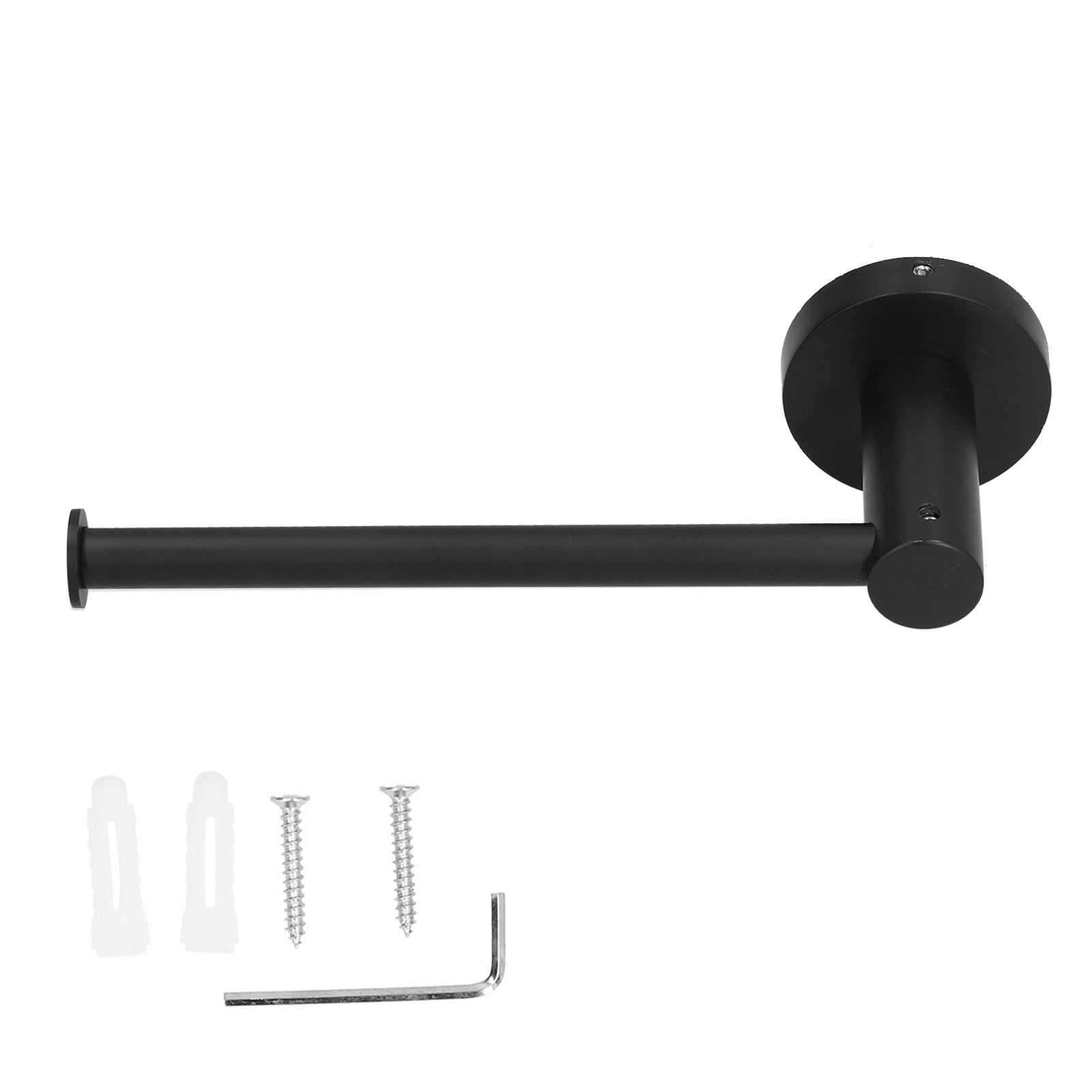 Toilet Paper Holder Wall Mounted Stainless Steel Towel Rack for Kitchen Bathroom - Image 1