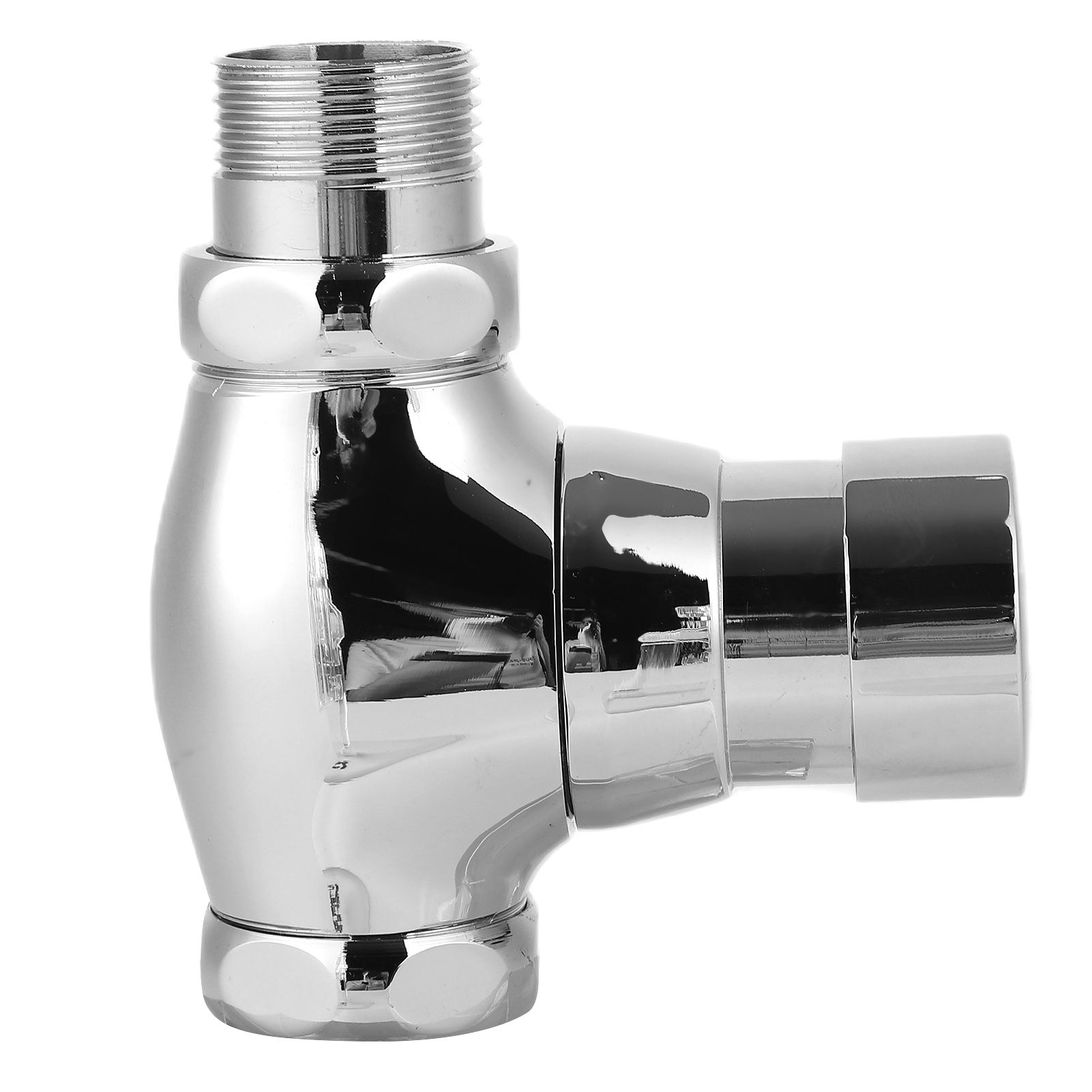 Urinal Flush Valve Brass Hand Pressing Delay Self Closing Bathroom Flushing Valve for Home Hotel Public Toilet - Image 1