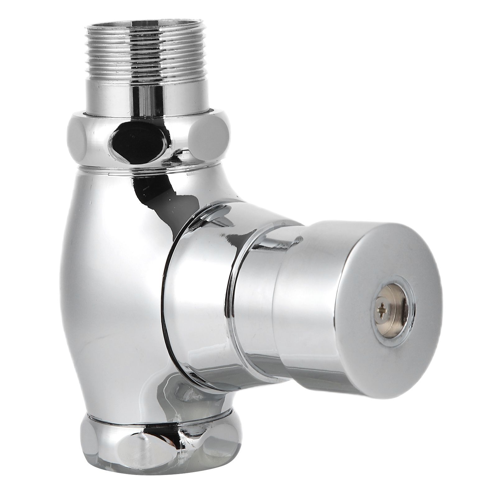 Urinal Flush Valve Brass Hand Pressing Delay Self Closing Bathroom Flushing Valve for Home Hotel Public Toilet - Image 2