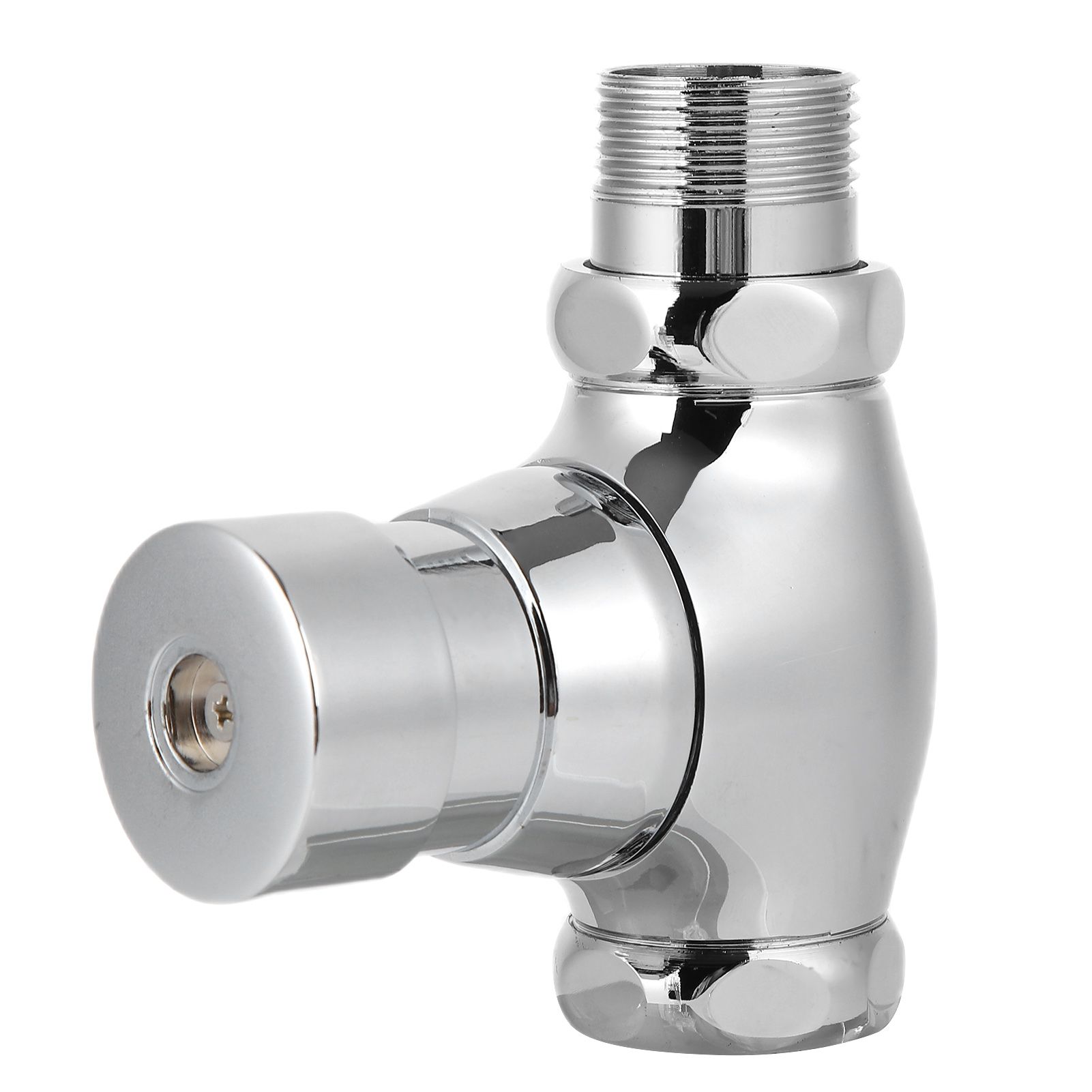 Urinal Flush Valve Brass Hand Pressing Delay Self Closing Bathroom Flushing Valve for Home Hotel Public Toilet - Image 3