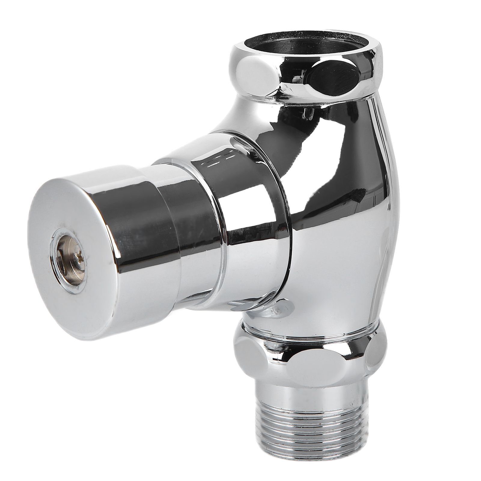 Urinal Flush Valve Brass Hand Pressing Delay Self Closing Bathroom Flushing Valve for Home Hotel Public Toilet - Image 7