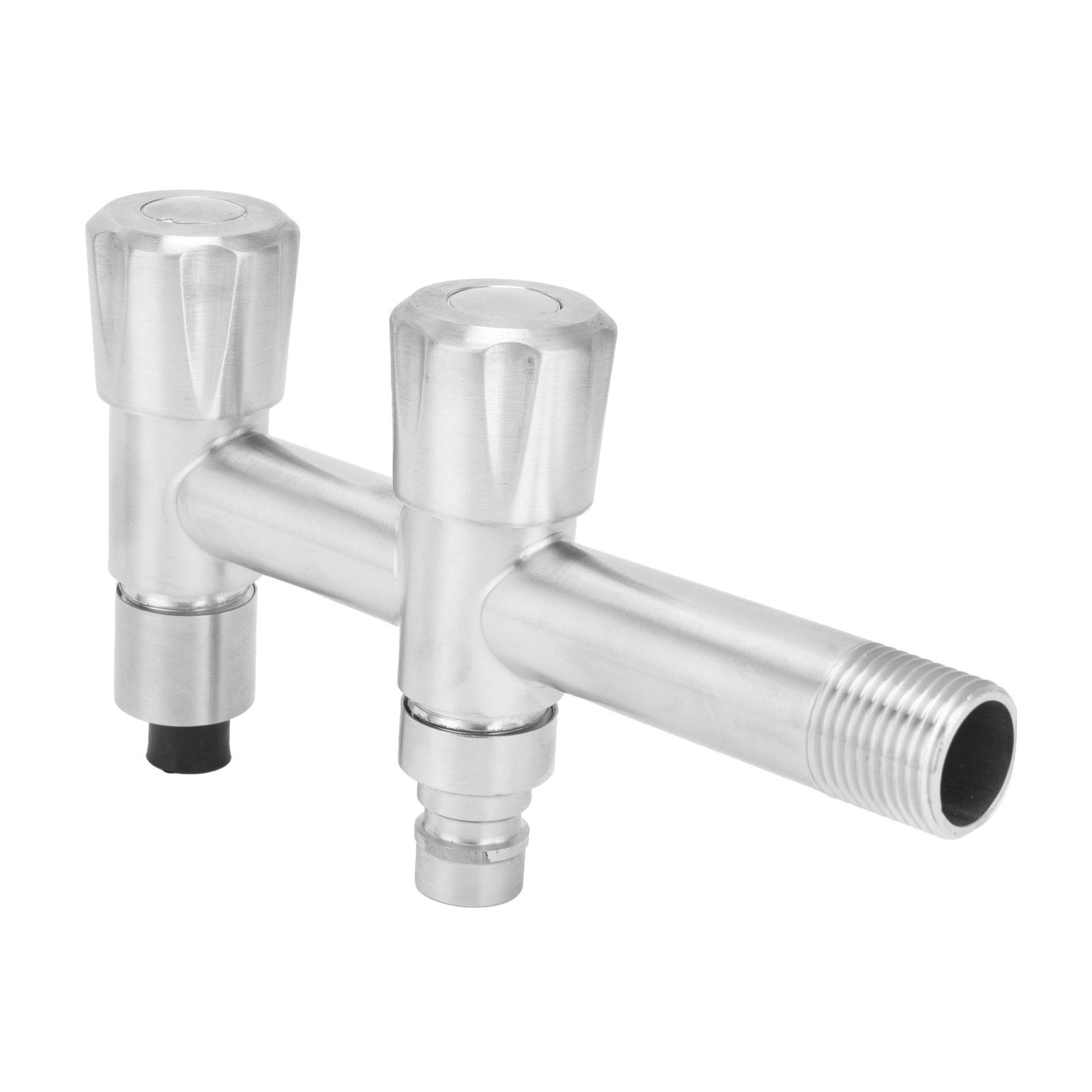 G1/2 Stainless Steel Faucet 1 Inlet 2 Outlet Washing Machine Water Tap for Home Bathroom Balcony - Image 6