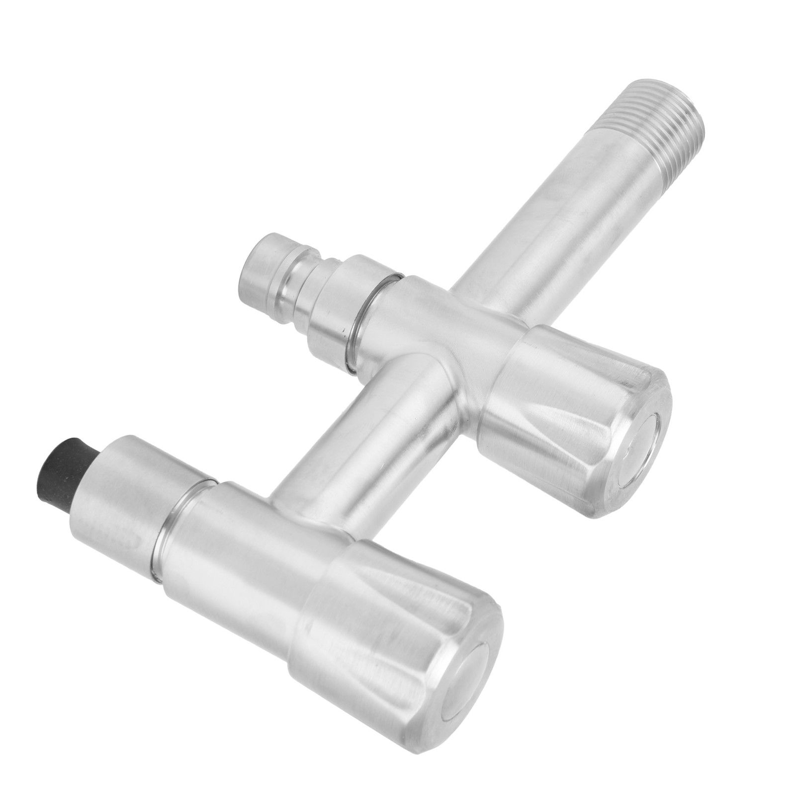 G1/2 Stainless Steel Faucet 1 Inlet 2 Outlet Washing Machine Water Tap for Home Bathroom Balcony - Image 8