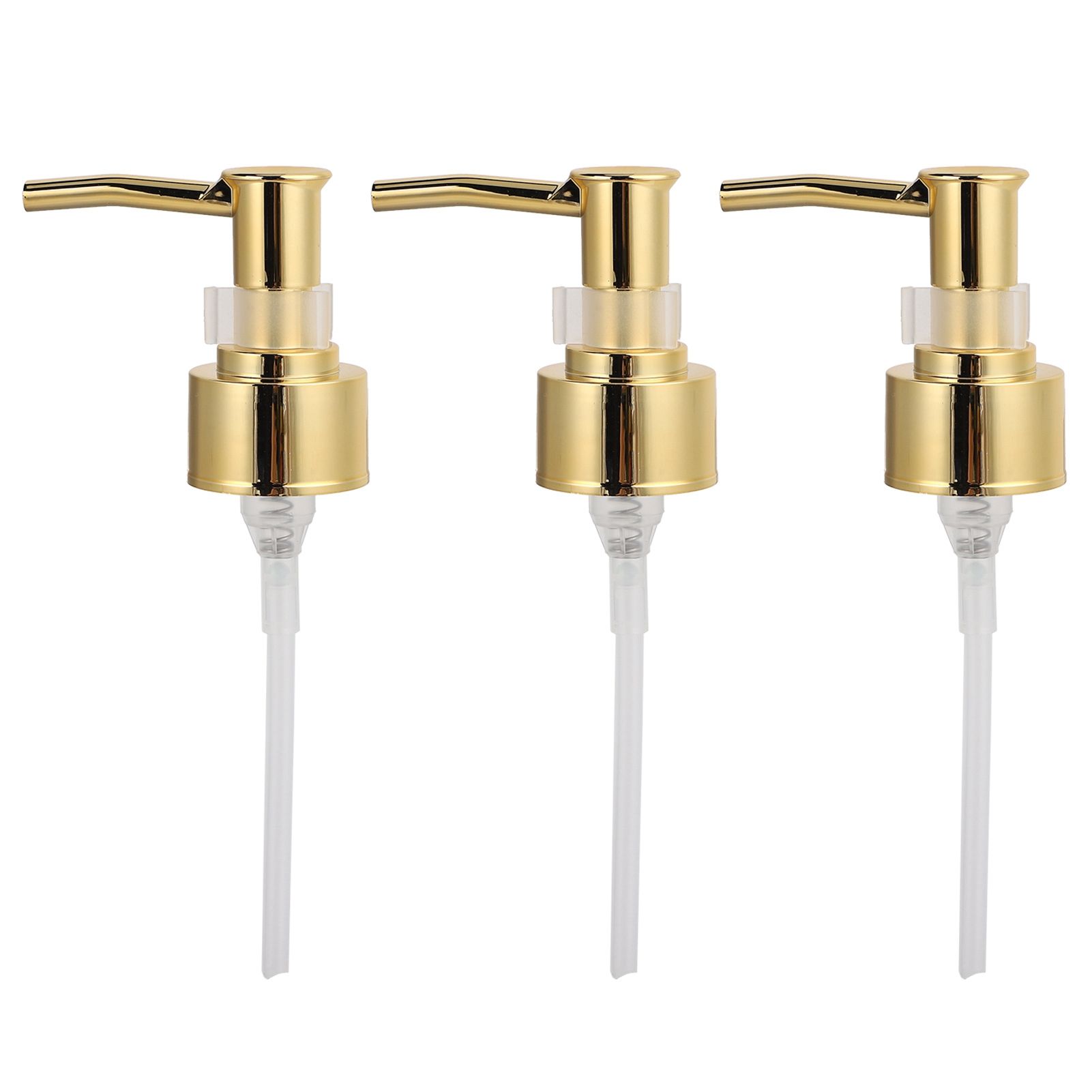 Perfume Bottle Pump Shampoo and Conditioner Bottle Nozzle for Soap Lotion Massage Oil BottleGolden - Image 1