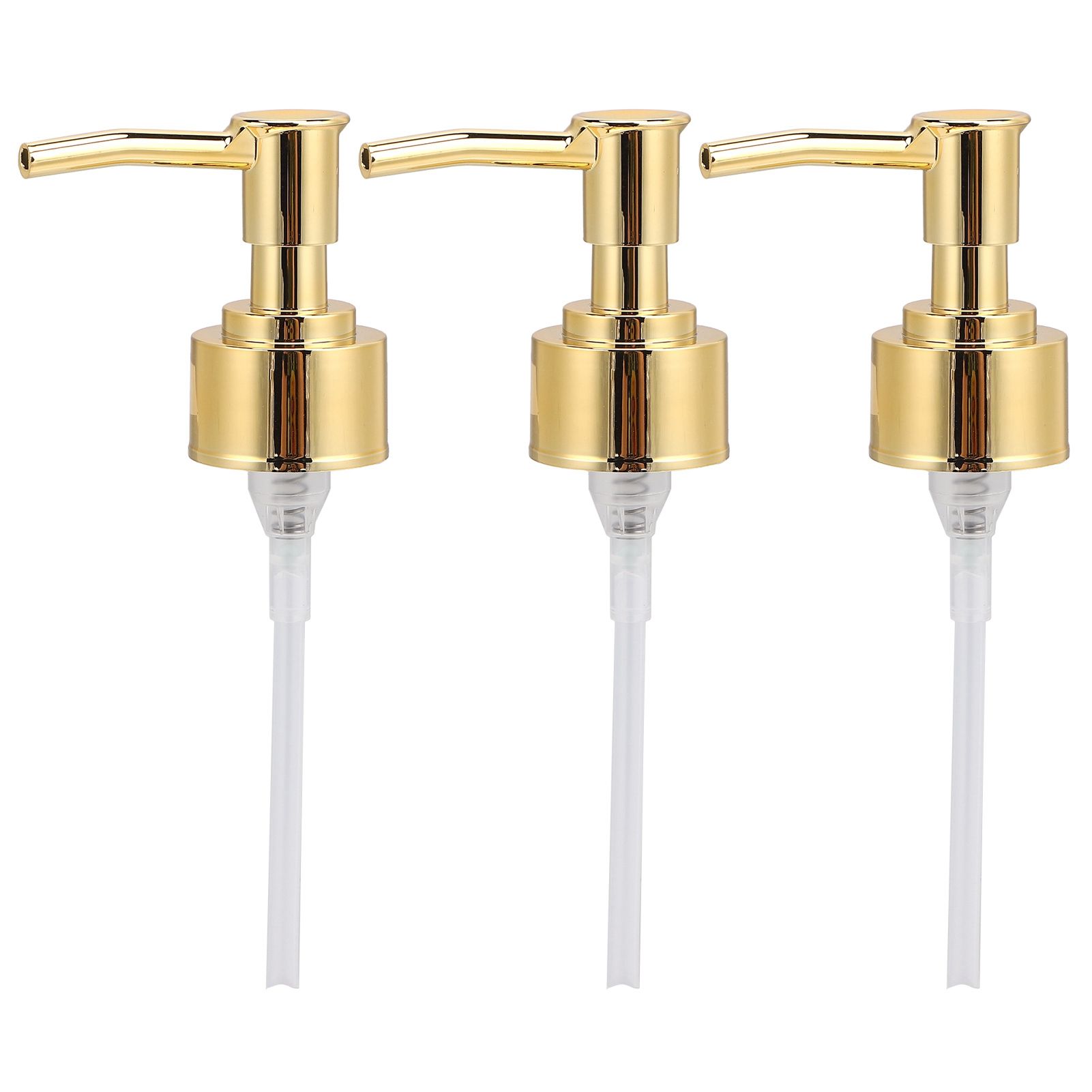 Perfume Bottle Pump Shampoo and Conditioner Bottle Nozzle for Soap Lotion Massage Oil BottleGolden - Image 4