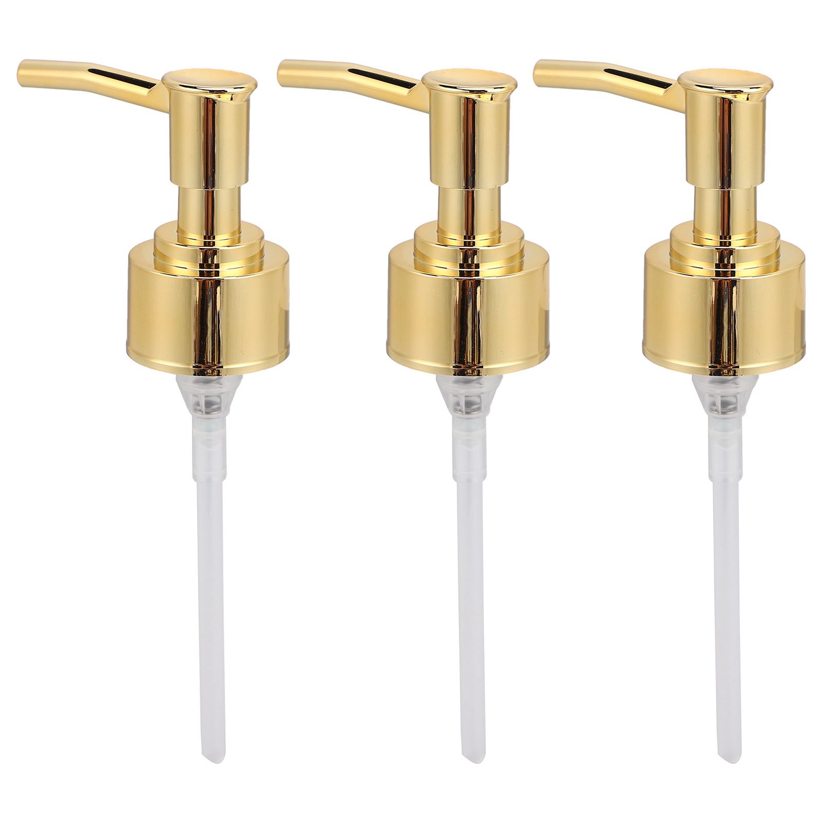 Perfume Bottle Pump Shampoo and Conditioner Bottle Nozzle for Soap Lotion Massage Oil BottleGolden - Image 5