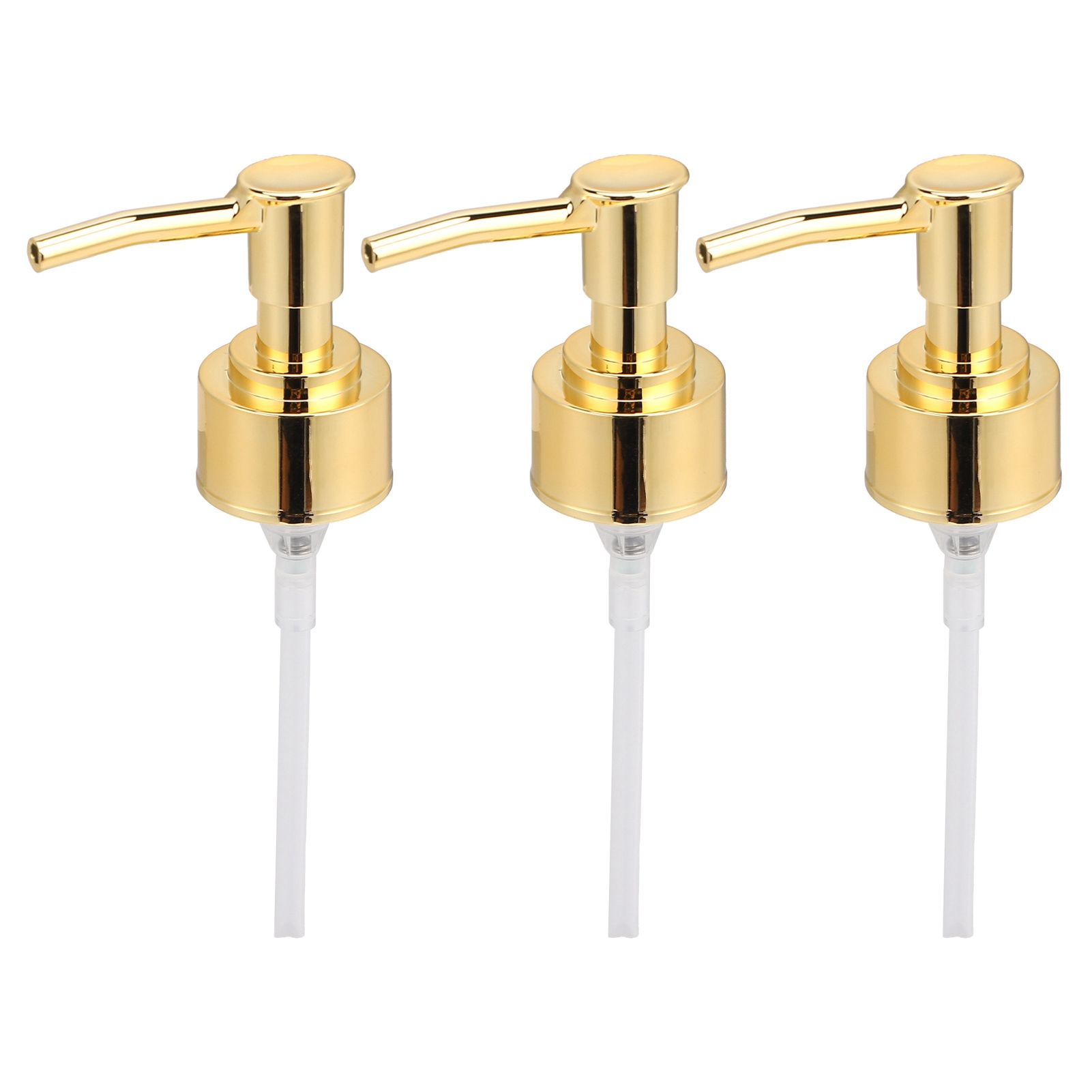 Perfume Bottle Pump Shampoo and Conditioner Bottle Nozzle for Soap Lotion Massage Oil BottleGolden - Image 6