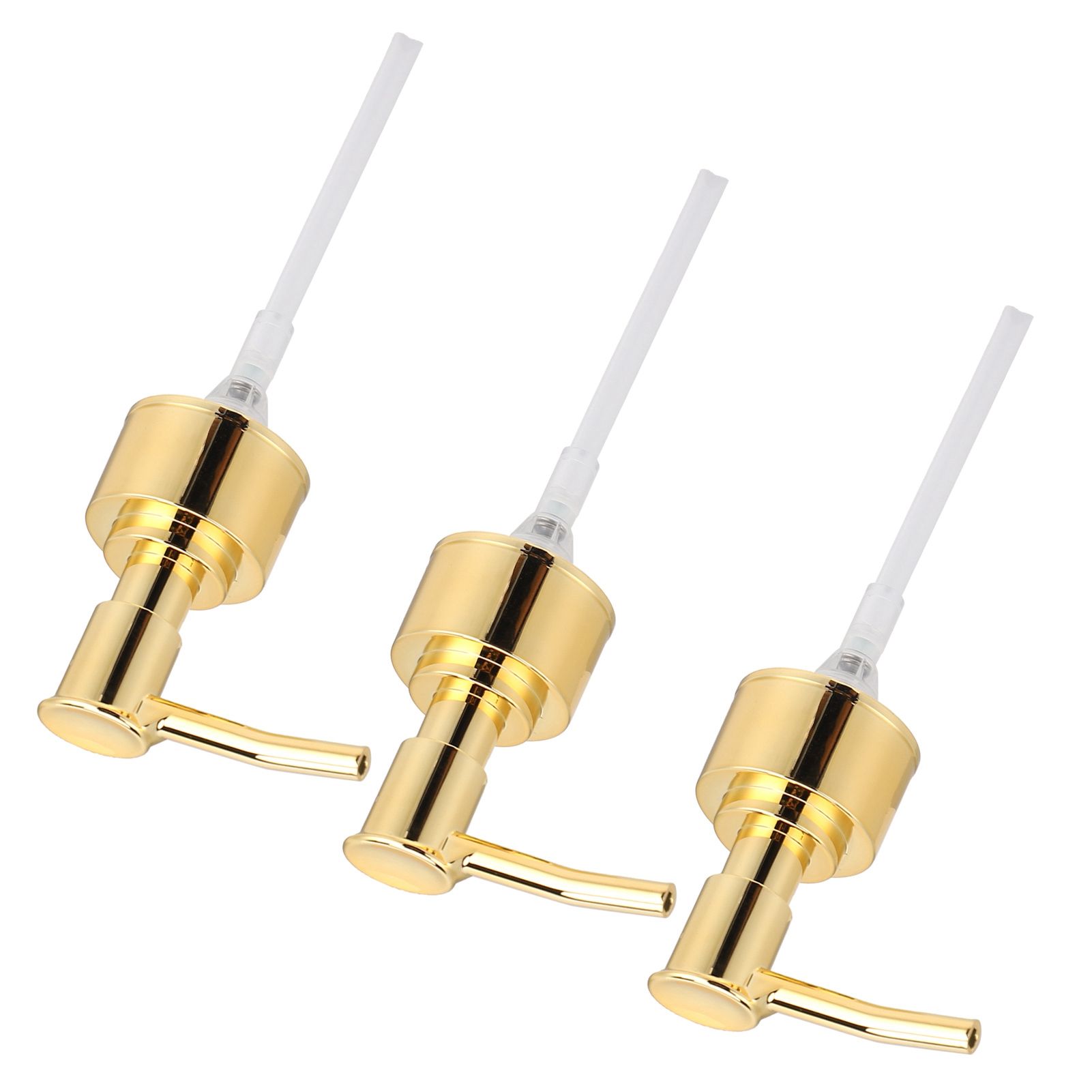 Perfume Bottle Pump Shampoo and Conditioner Bottle Nozzle for Soap Lotion Massage Oil BottleGolden - Image 7