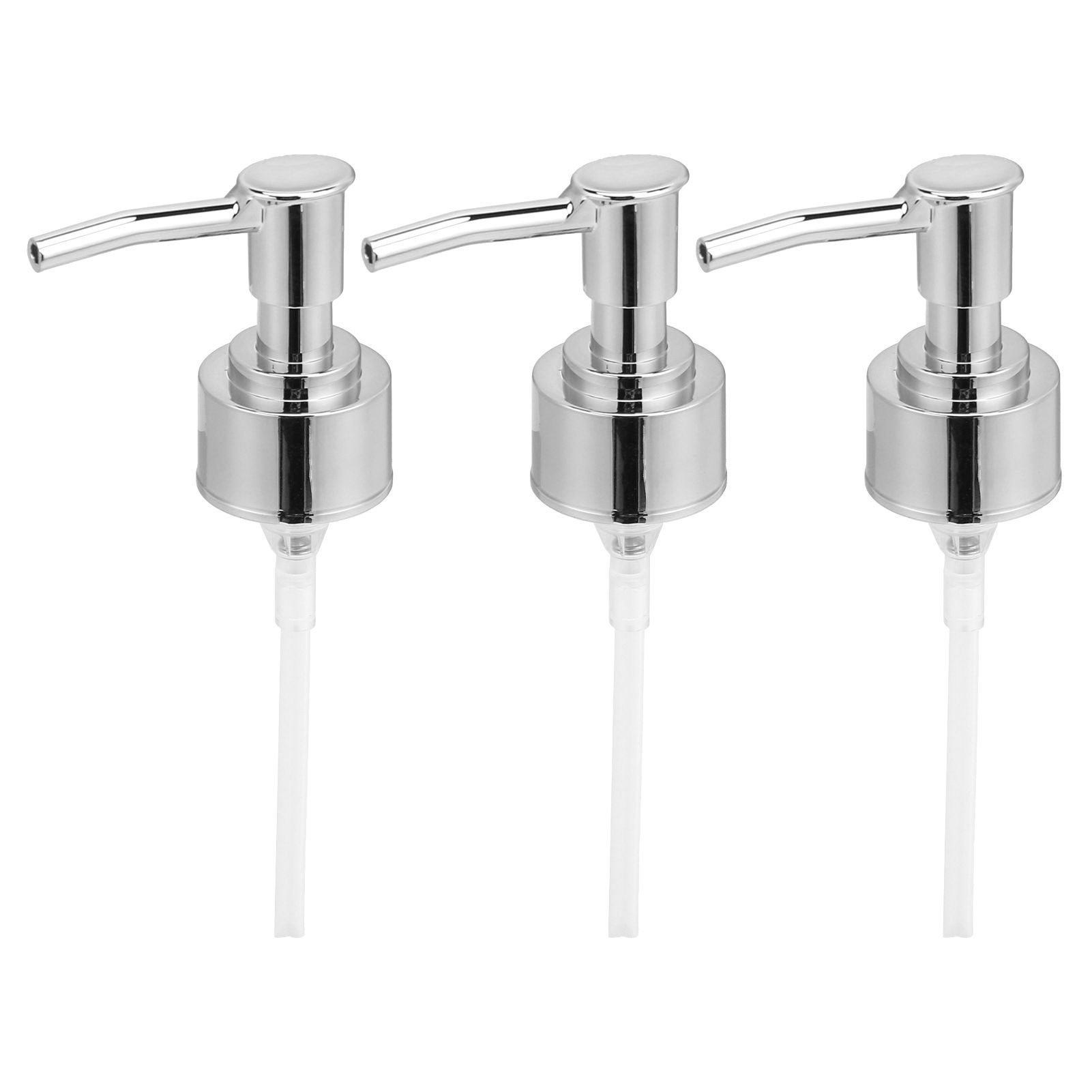 Perfume Bottle Pump Shampoo and Conditioner Bottle Nozzle for Soap Lotion Massage Oil BottleSilver - Image 6