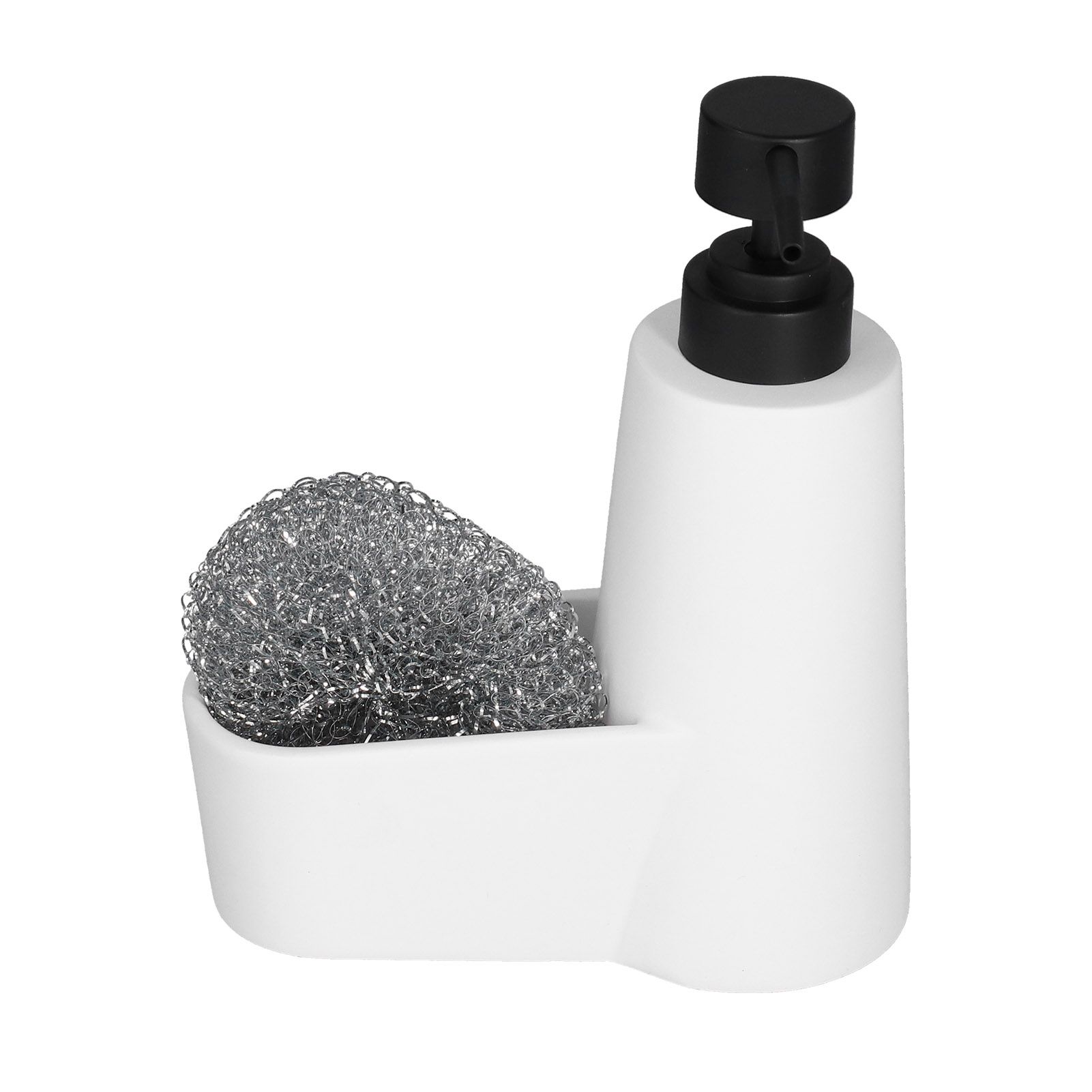 Soap Dispenser Dishwashing Liquid Hand Soap Pump with A Steel Ball for Bathroom and Kitchen SinkWhite - Image 5