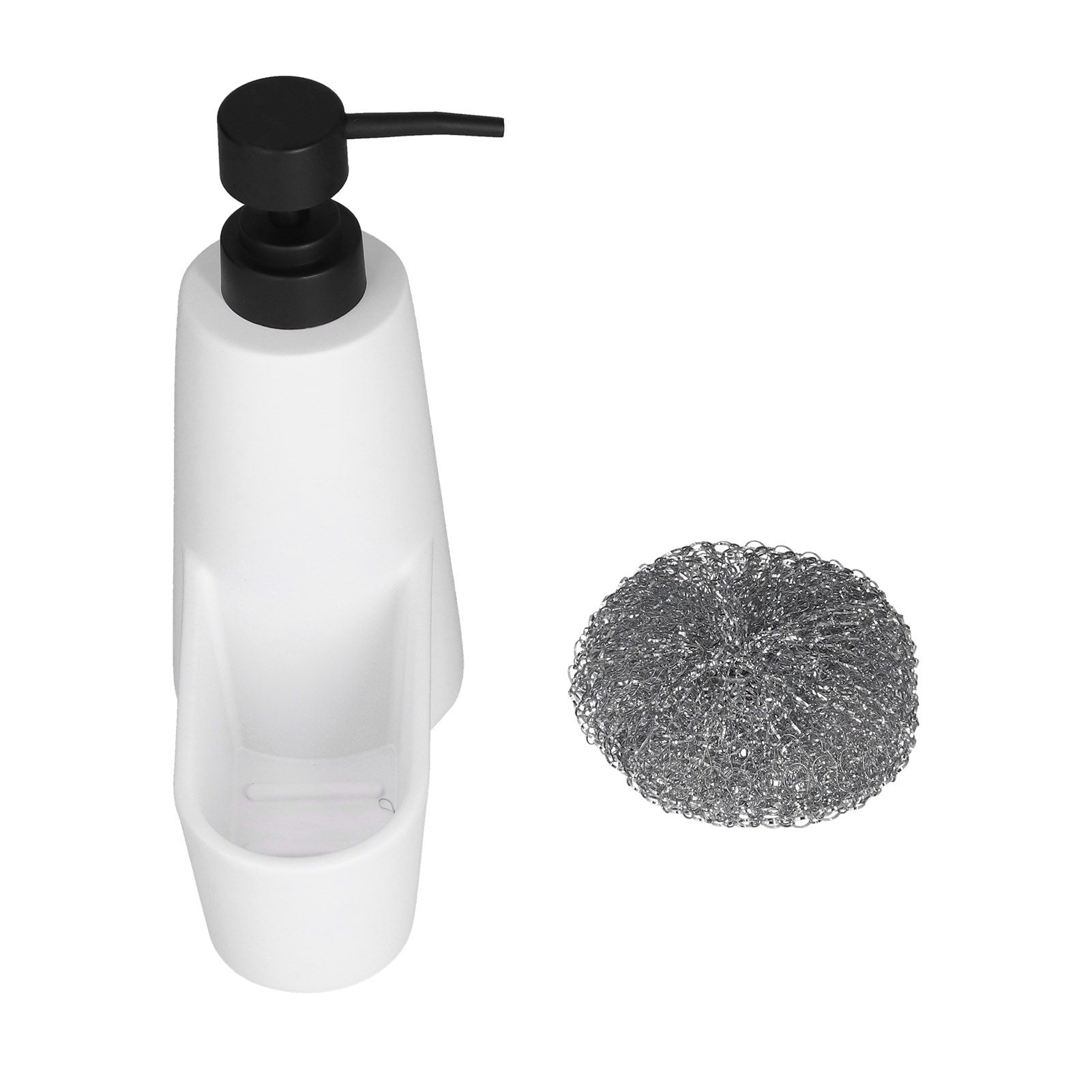 Soap Dispenser Dishwashing Liquid Hand Soap Pump with A Steel Ball for Bathroom and Kitchen SinkWhite - Image 6