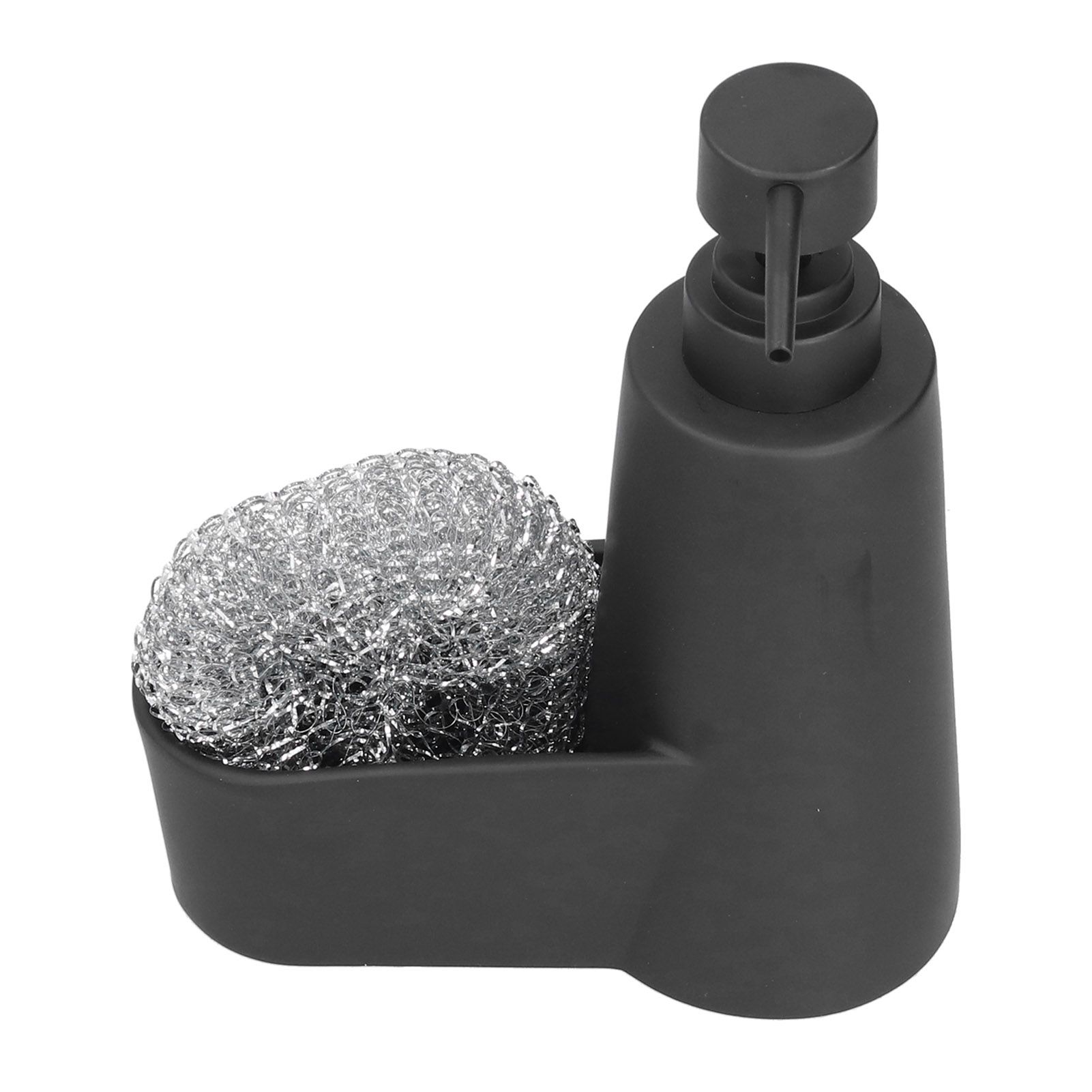 Soap Dispenser Dishwashing Liquid Hand Soap Pump with A Steel Ball for Bathroom and Kitchen SinkBlack - Image 1