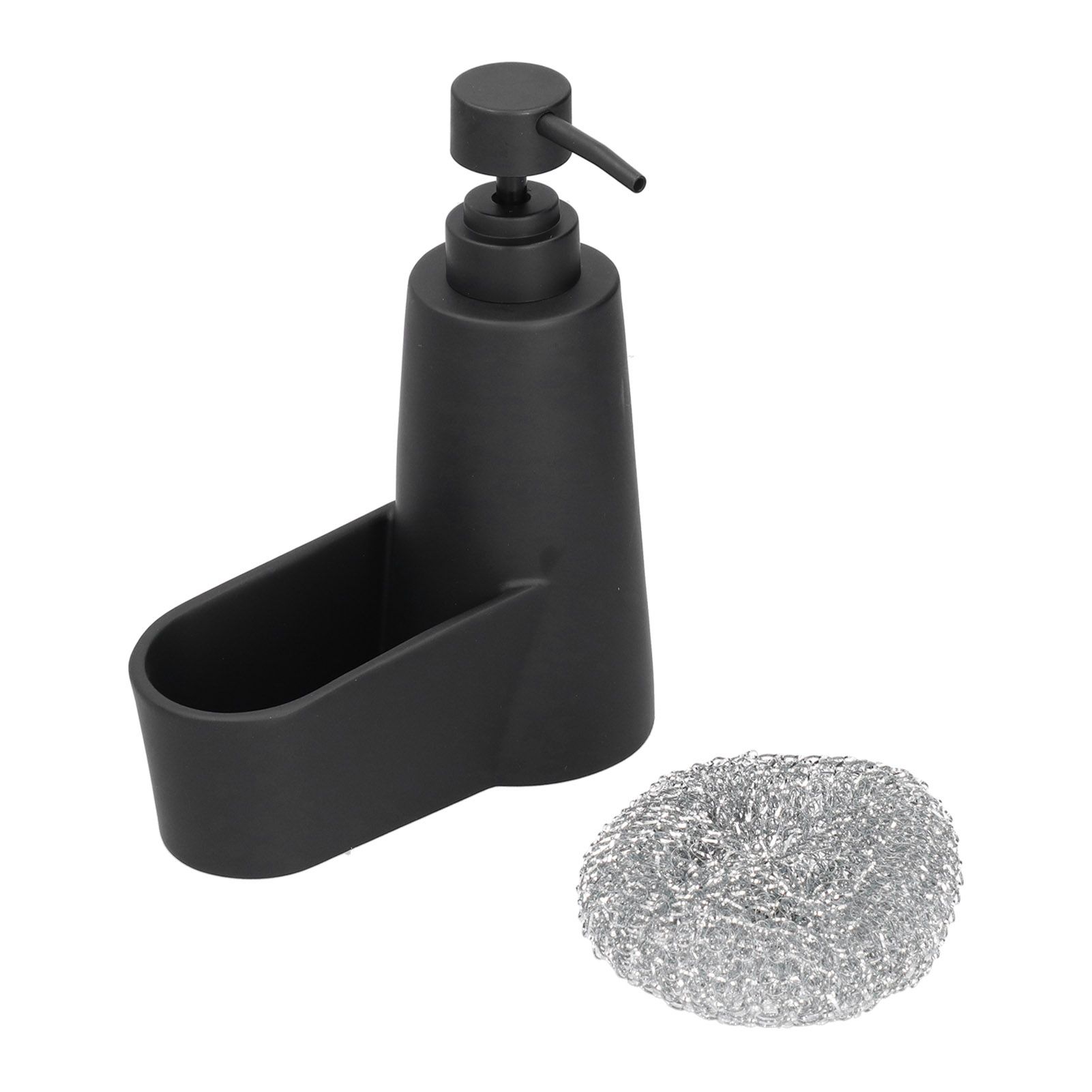 Soap Dispenser Dishwashing Liquid Hand Soap Pump with A Steel Ball for Bathroom and Kitchen SinkBlack - Image 4