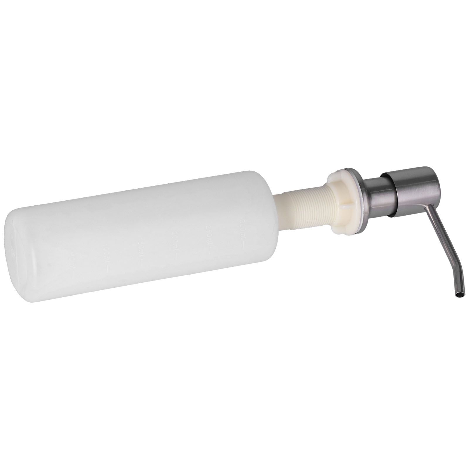 Sink Soap Dispenser Stainless Steel Press Head 300ML Soap Lotion Container Kitchen Bathroom Accessory - Image 2