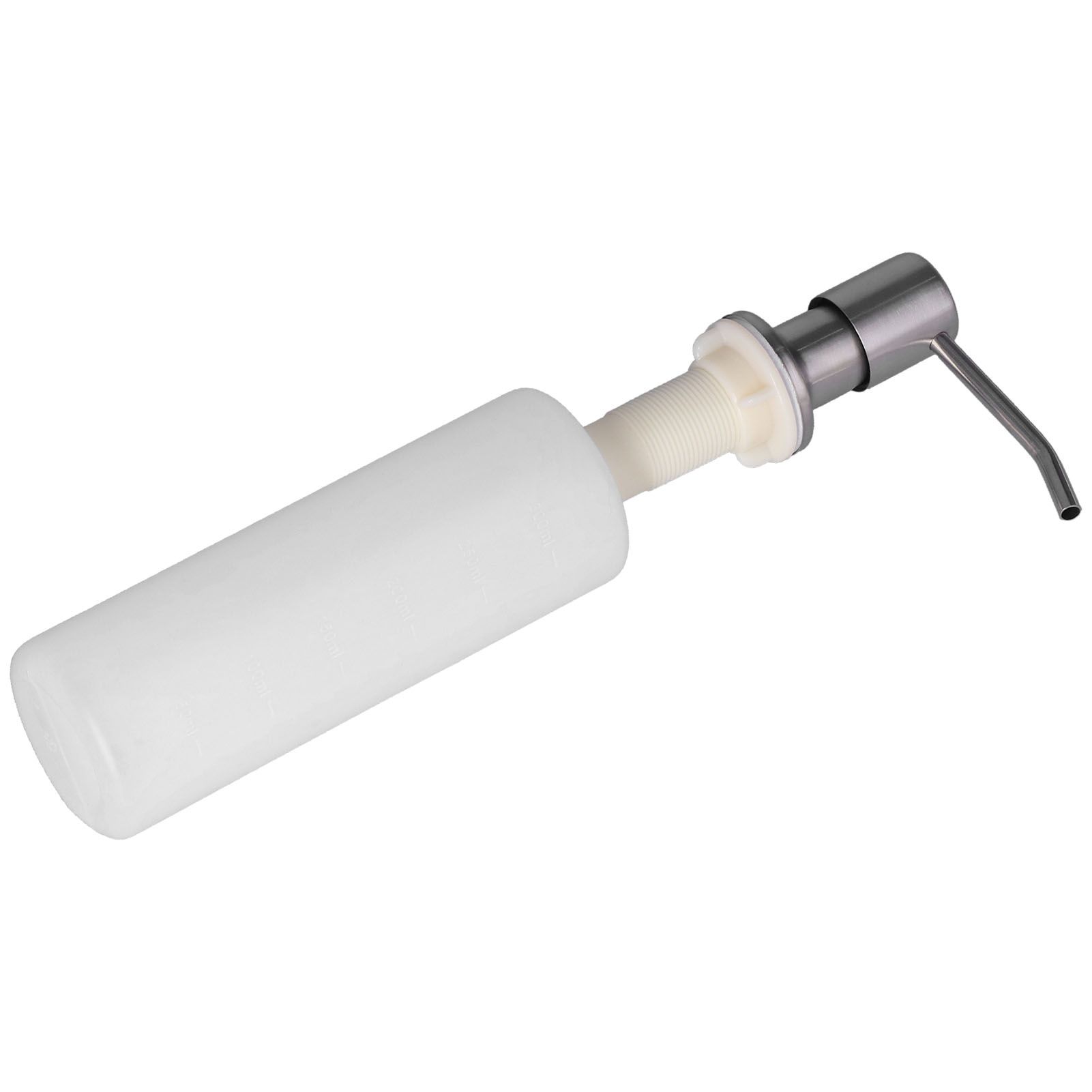 Sink Soap Dispenser Stainless Steel Press Head 300ML Soap Lotion Container Kitchen Bathroom Accessory - Image 3