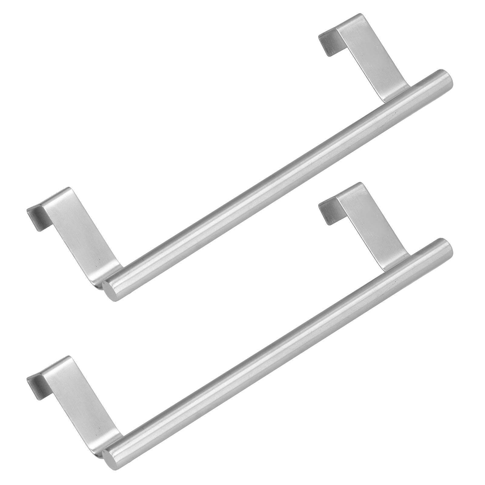 2Pcs Stainless Steel Hanging Towel Rack No Punch Bathroom Hanger for Home Hotel Apartment23CM - Image 8